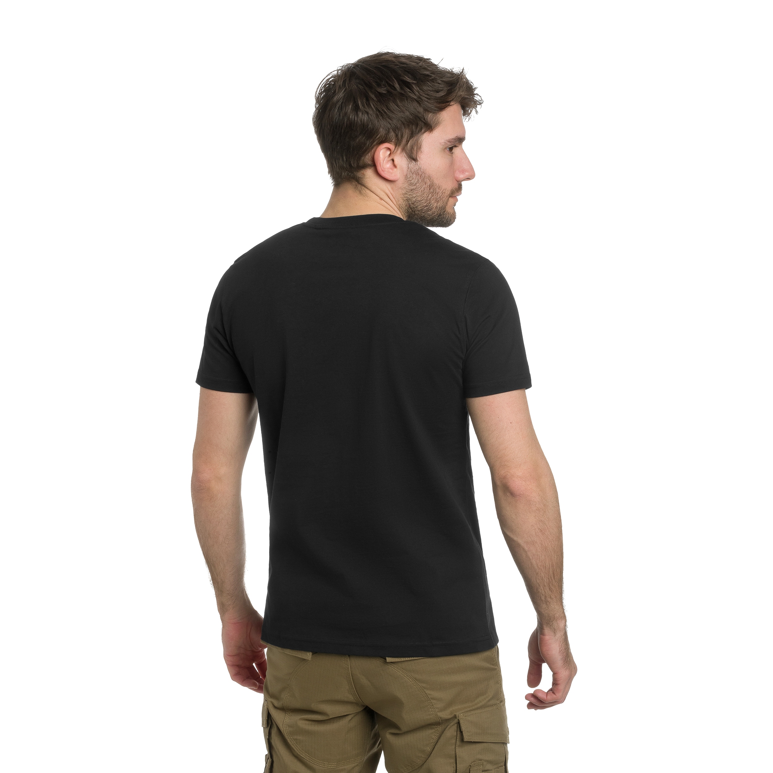 Koszulka T-Shirt Alpha Industries Logo Airborn - Black