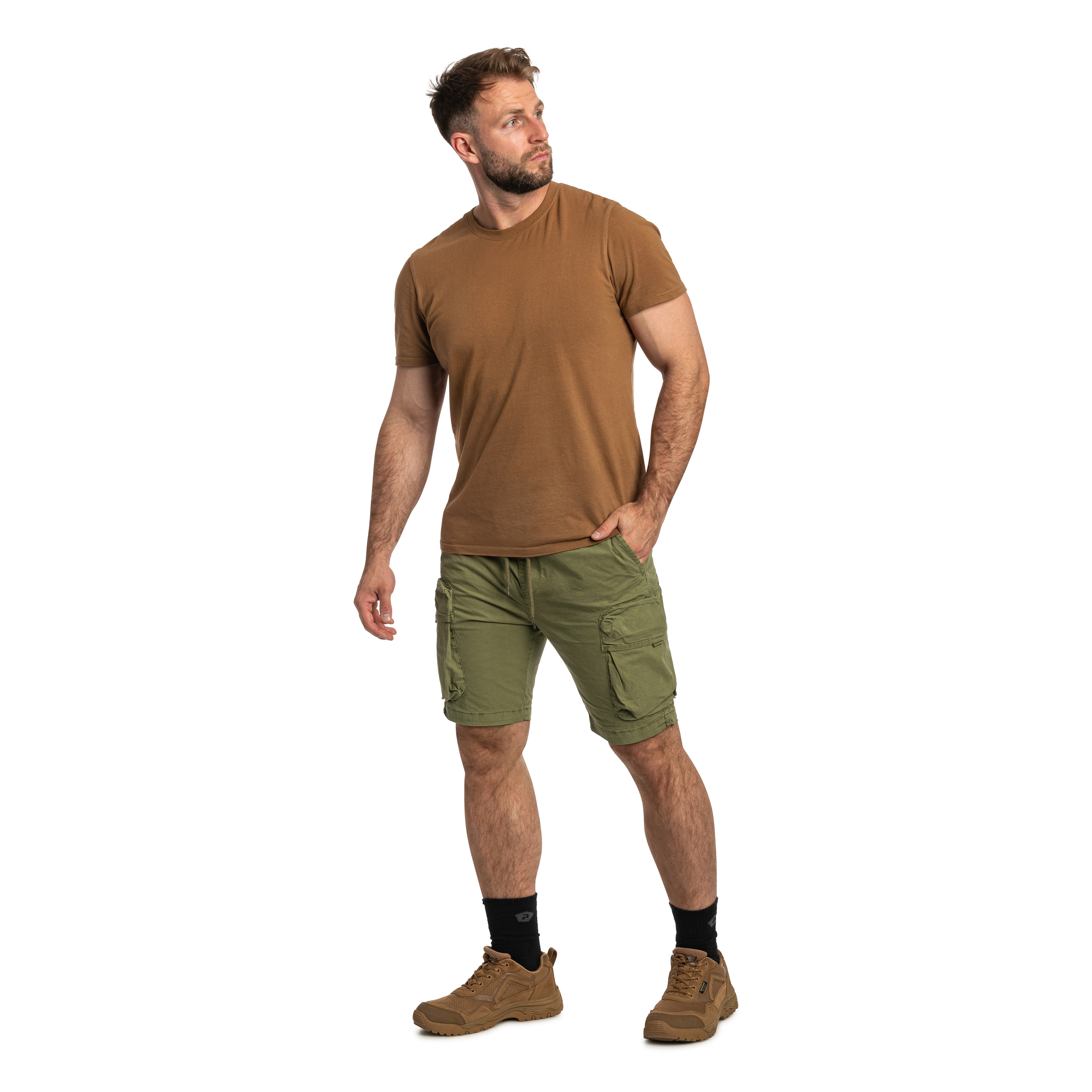 Szorty Alpha Industries Division - Olive