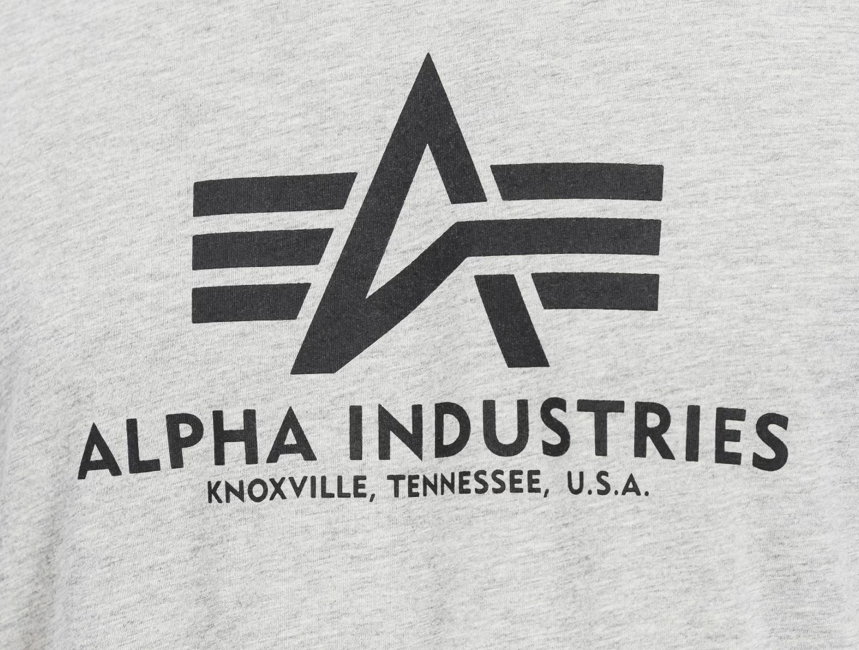 Koszulka T-shirt Alpha Industries Basic - Grey Heather