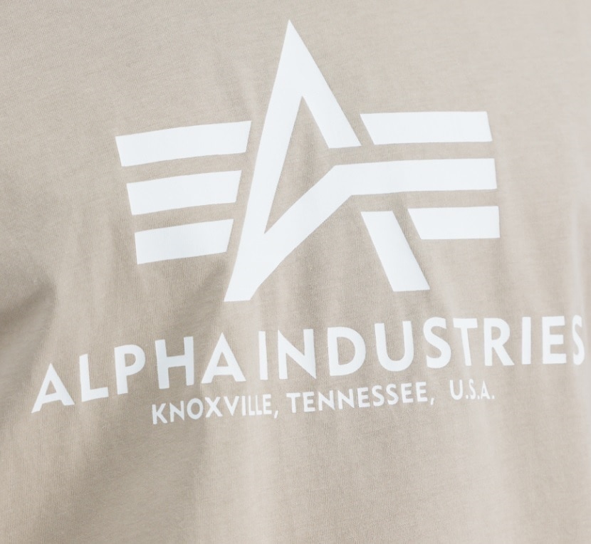 Koszulka T-shirt Alpha Industries Basic - Vintage Sand