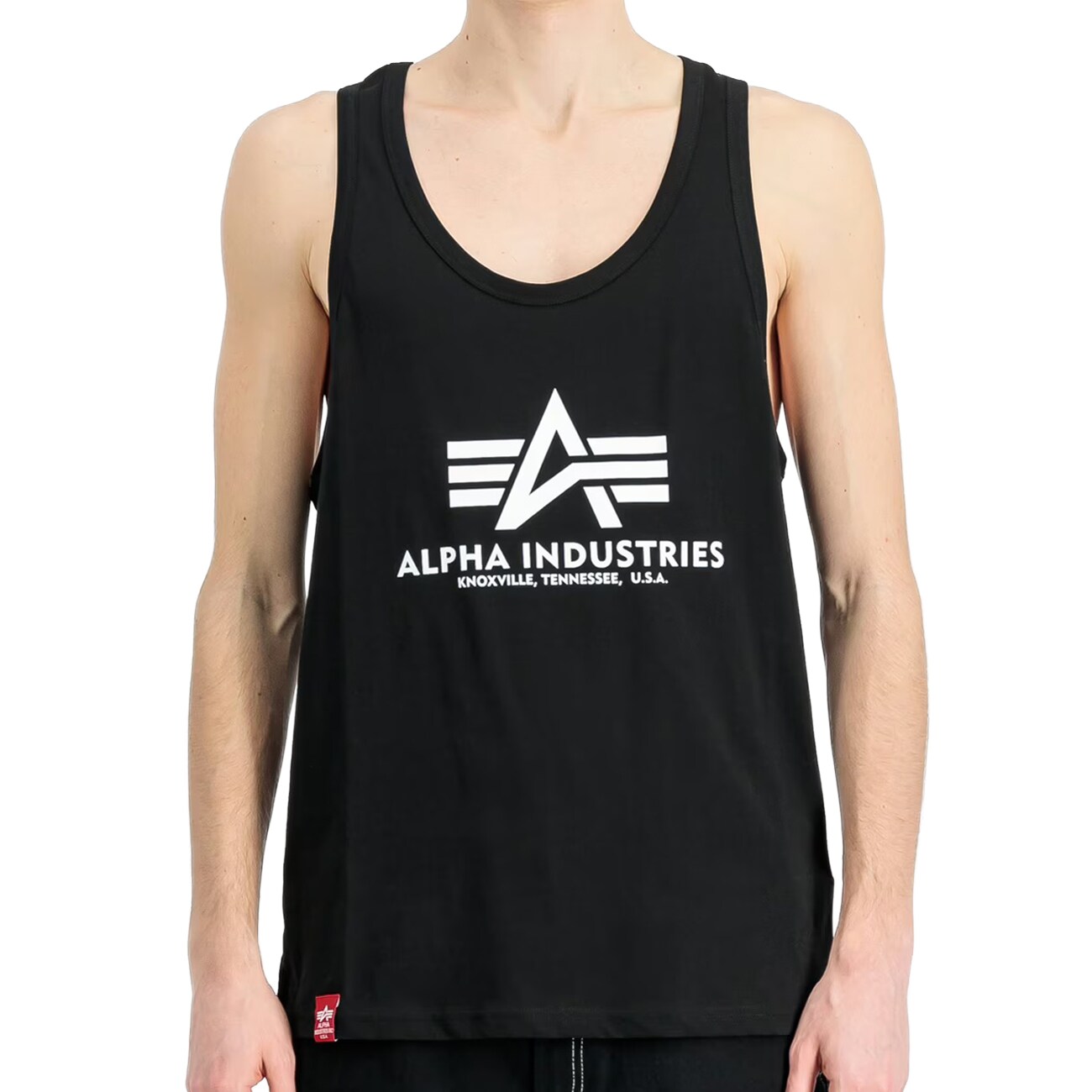 Koszulka Tank Top Alpha Industries Basic BB Big Logo - Black