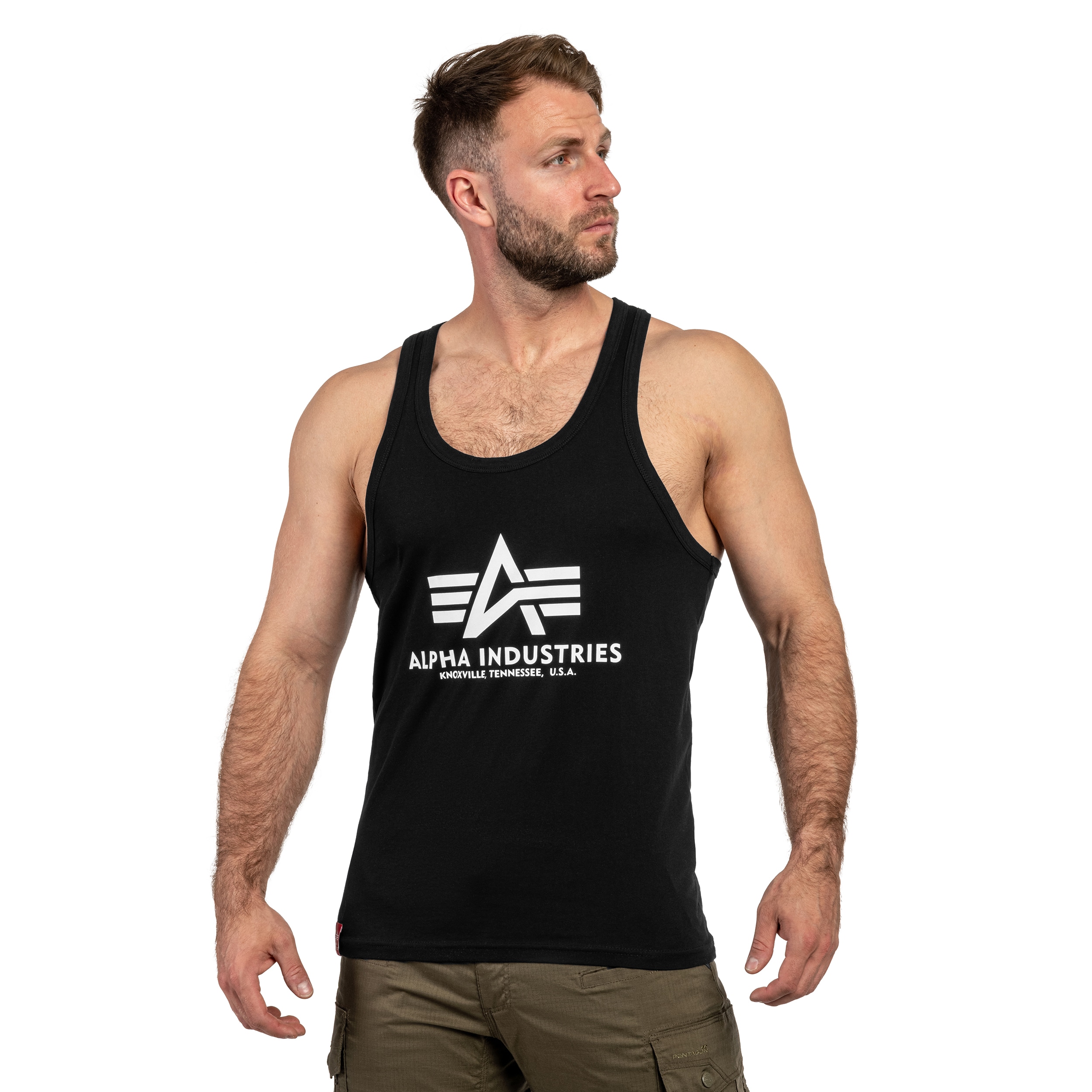 Майка Tank Top Alpha Industries Basic BB Big Logo - Black