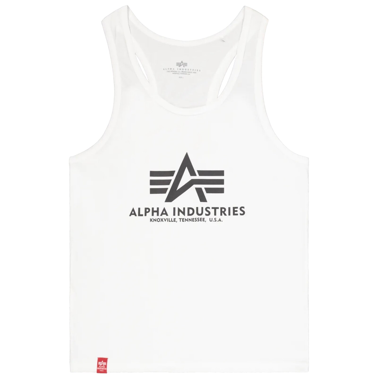 Koszulka Tank Top Alpha Industries Basic BB Big Logo - White