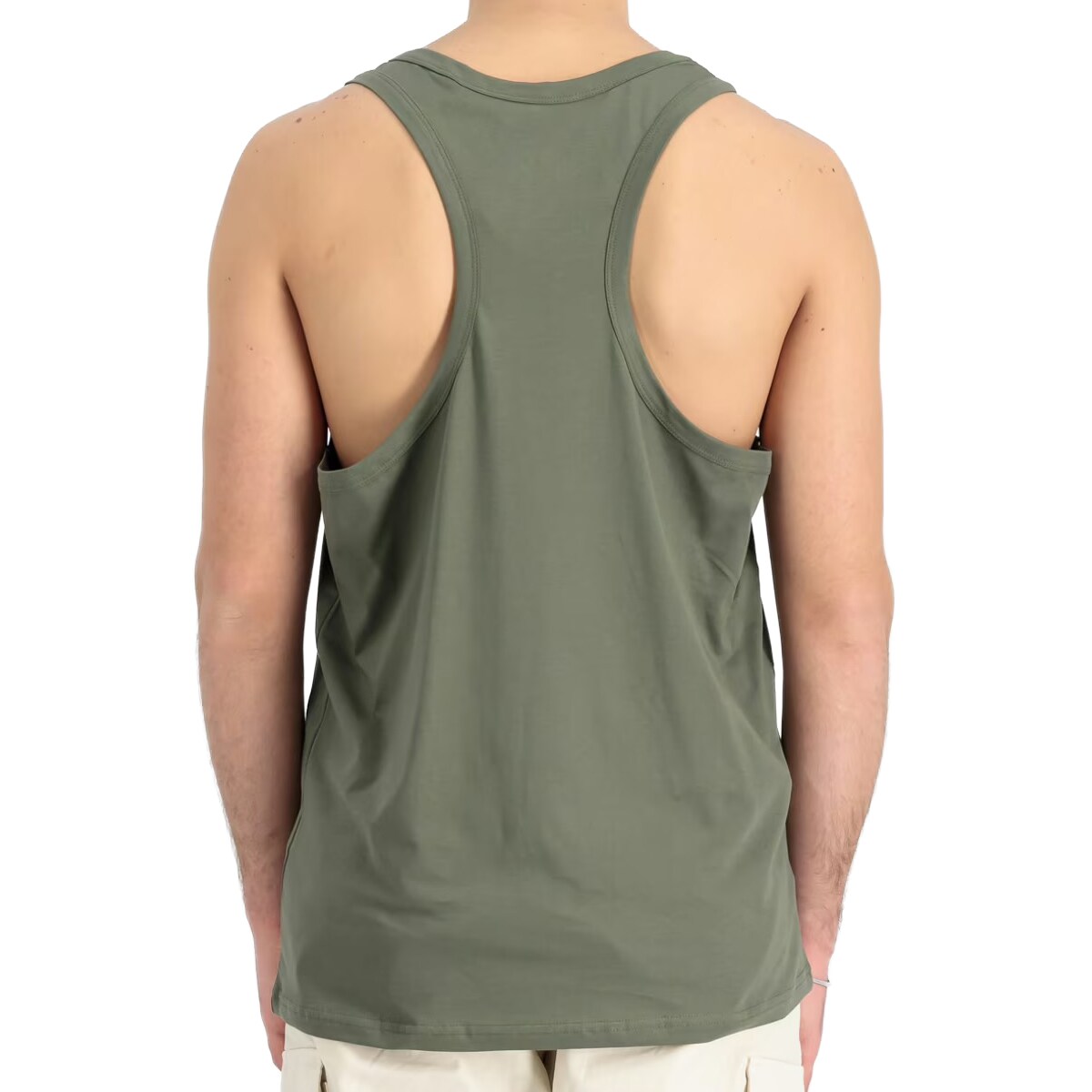Koszulka Tank Top Alpha Industries Basic BB Big Logo - Dark Olive