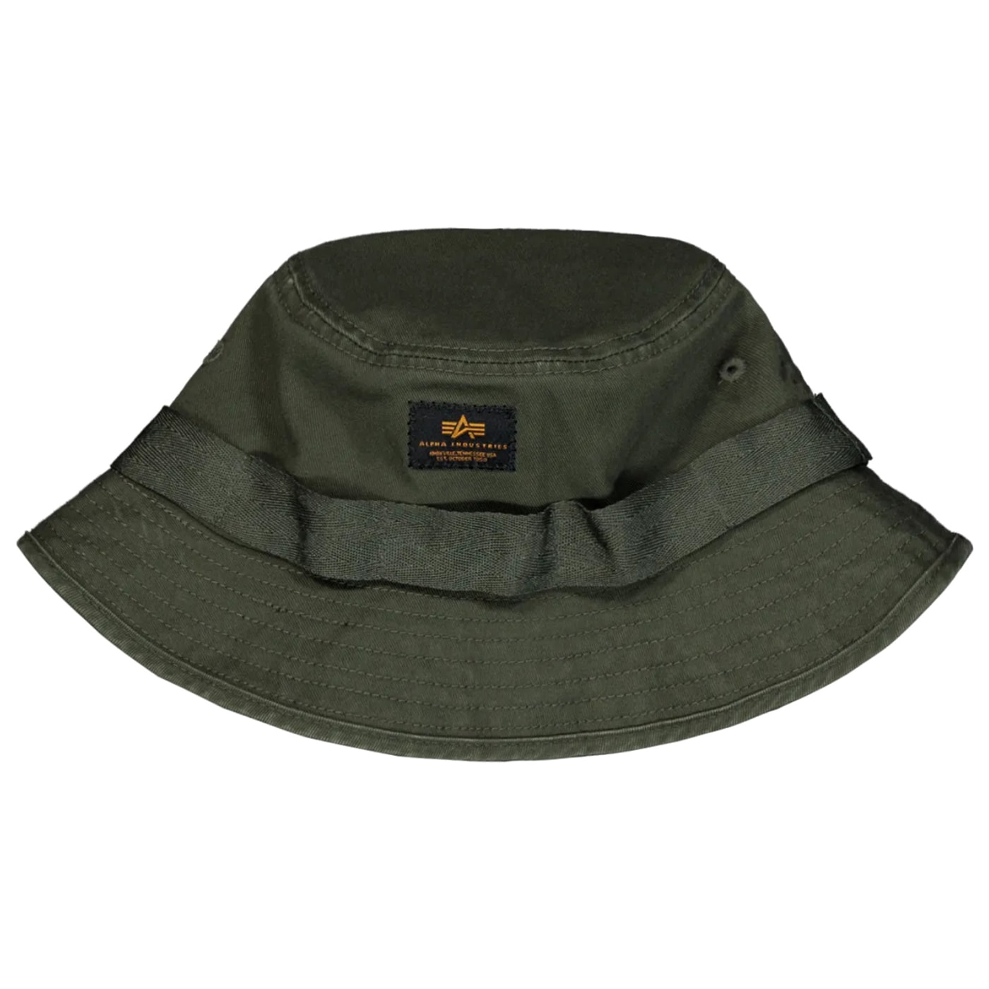 Kapelusz Alpha Industries Washed Out Bucket Hat - Dark Olive