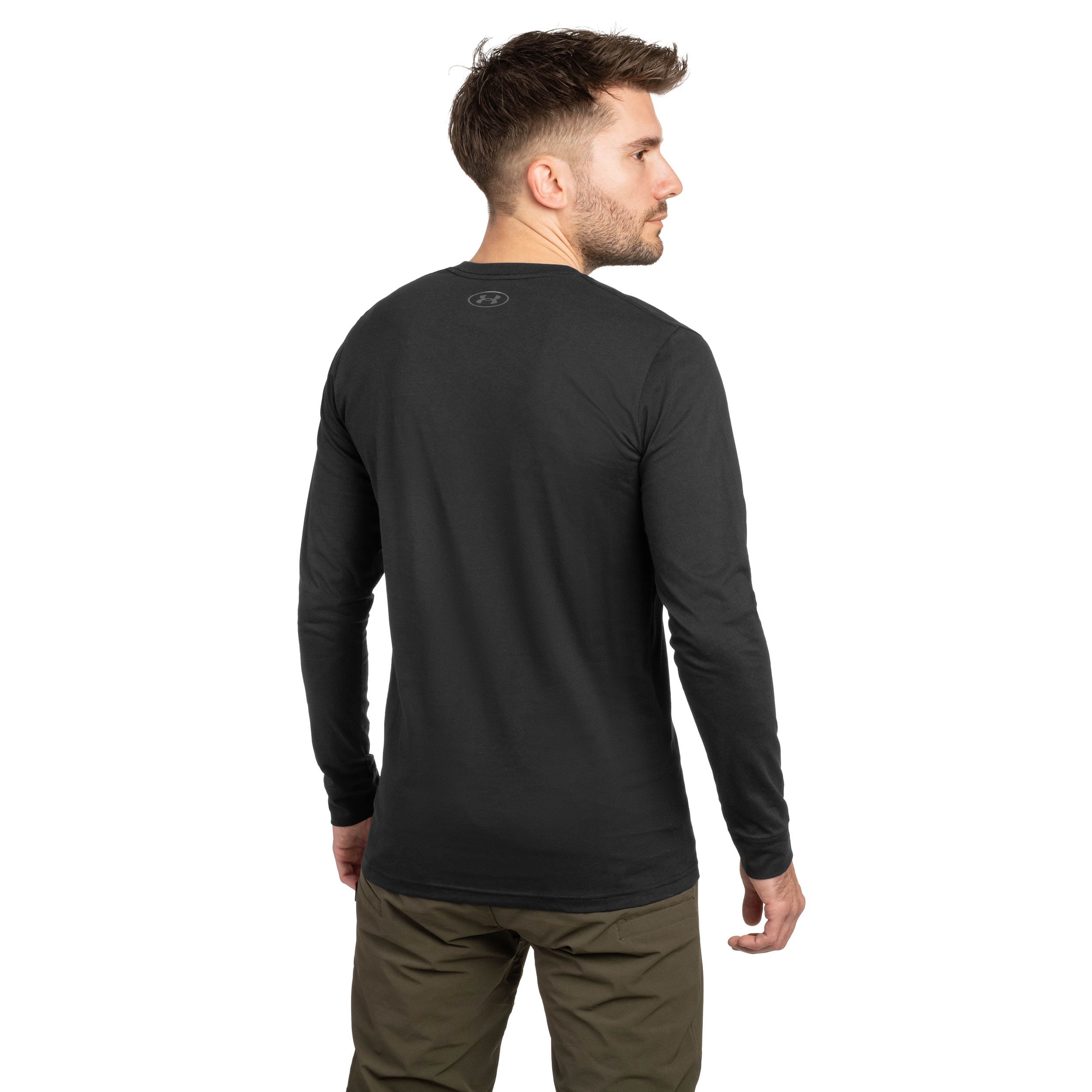 Koszulka termoaktywna Under Armour Left Chest Long Sleeve - Black/Pitch Gray