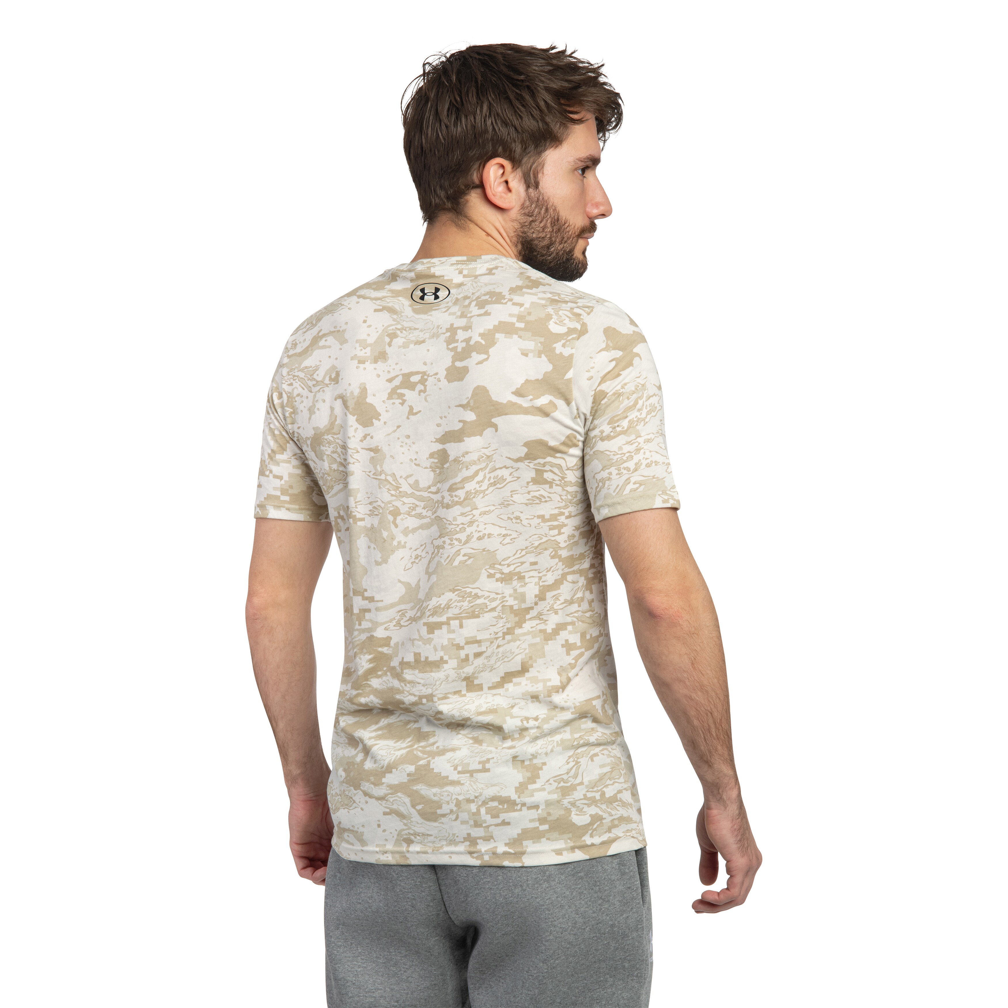 Koszulka T-shirt Under Armour ABC Camo - Stone/Black