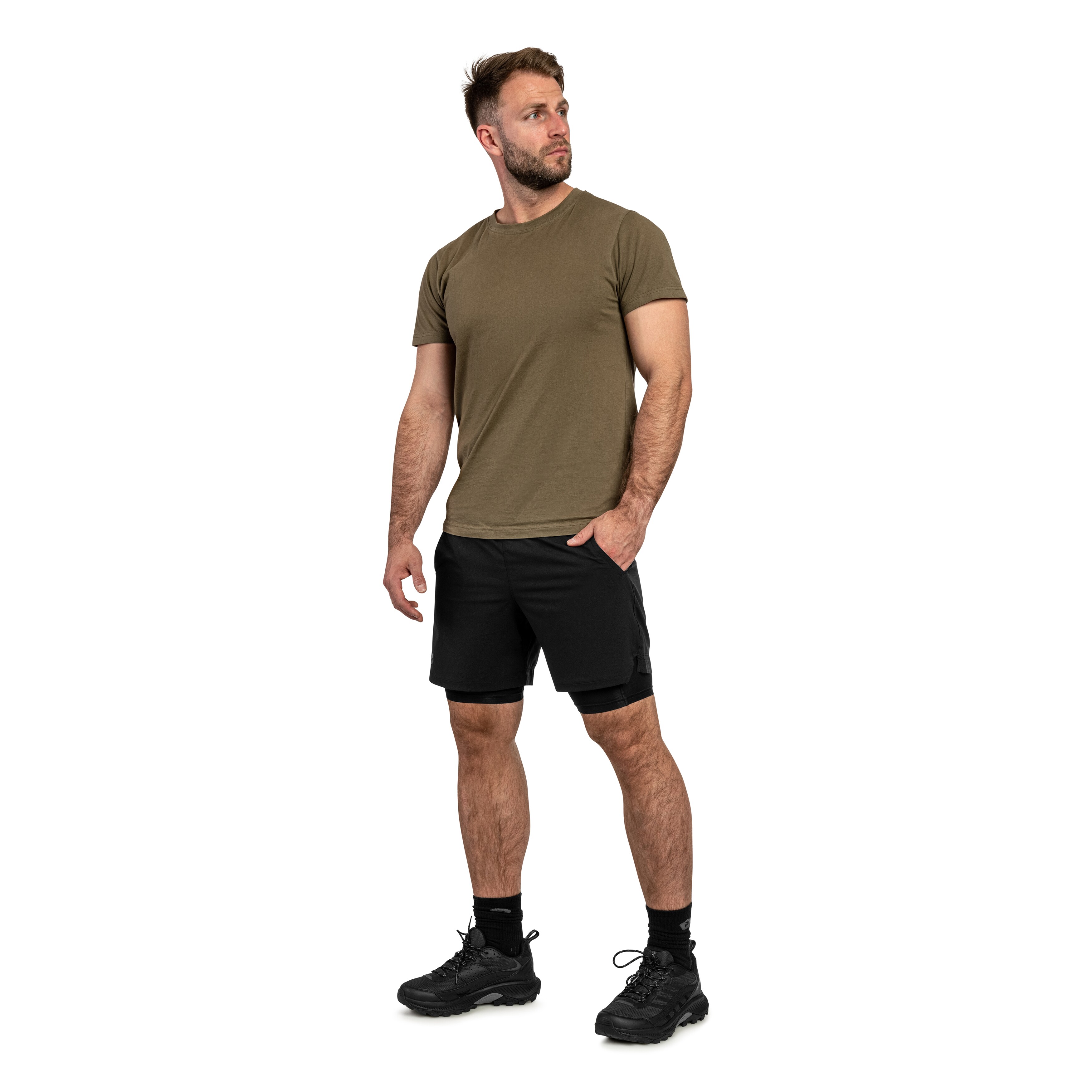 Szorty Under Armour 2-in-1 Vanish Woven - Black/Pitch Gray