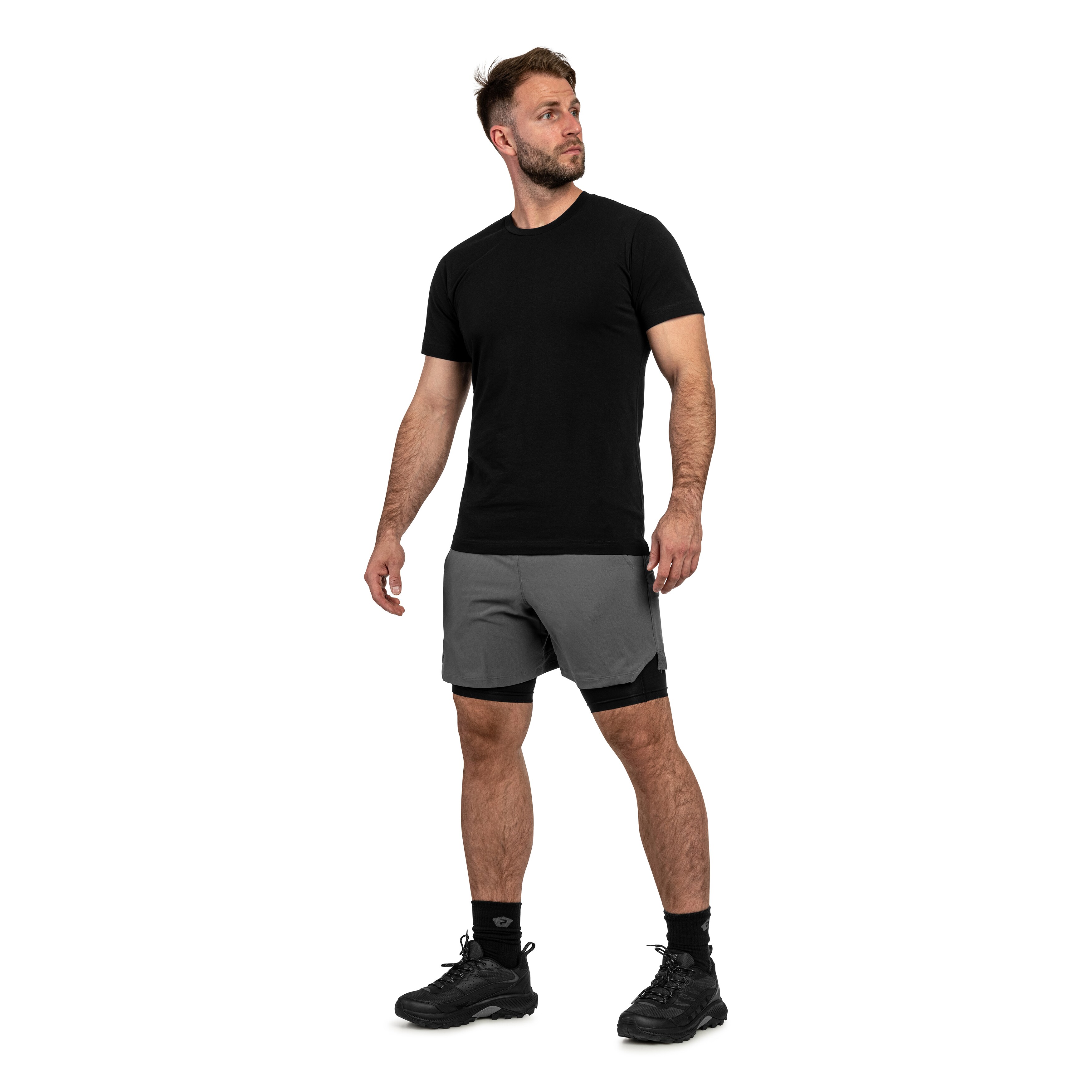 Szorty Under Armour 2-in-1 Vanish Woven - Castle Rock/Black