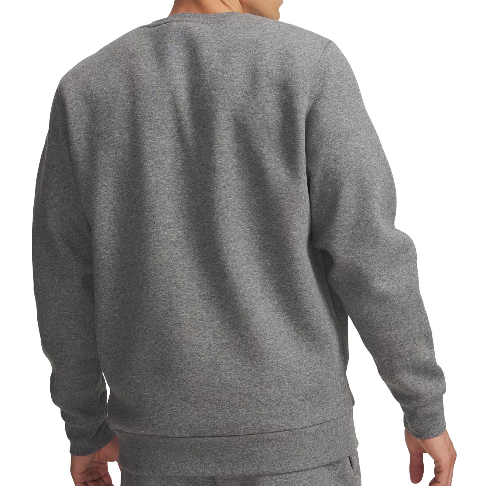 Bluza Under Armour Icon Fleece Crew - Pitch Gray Medium Heather/White