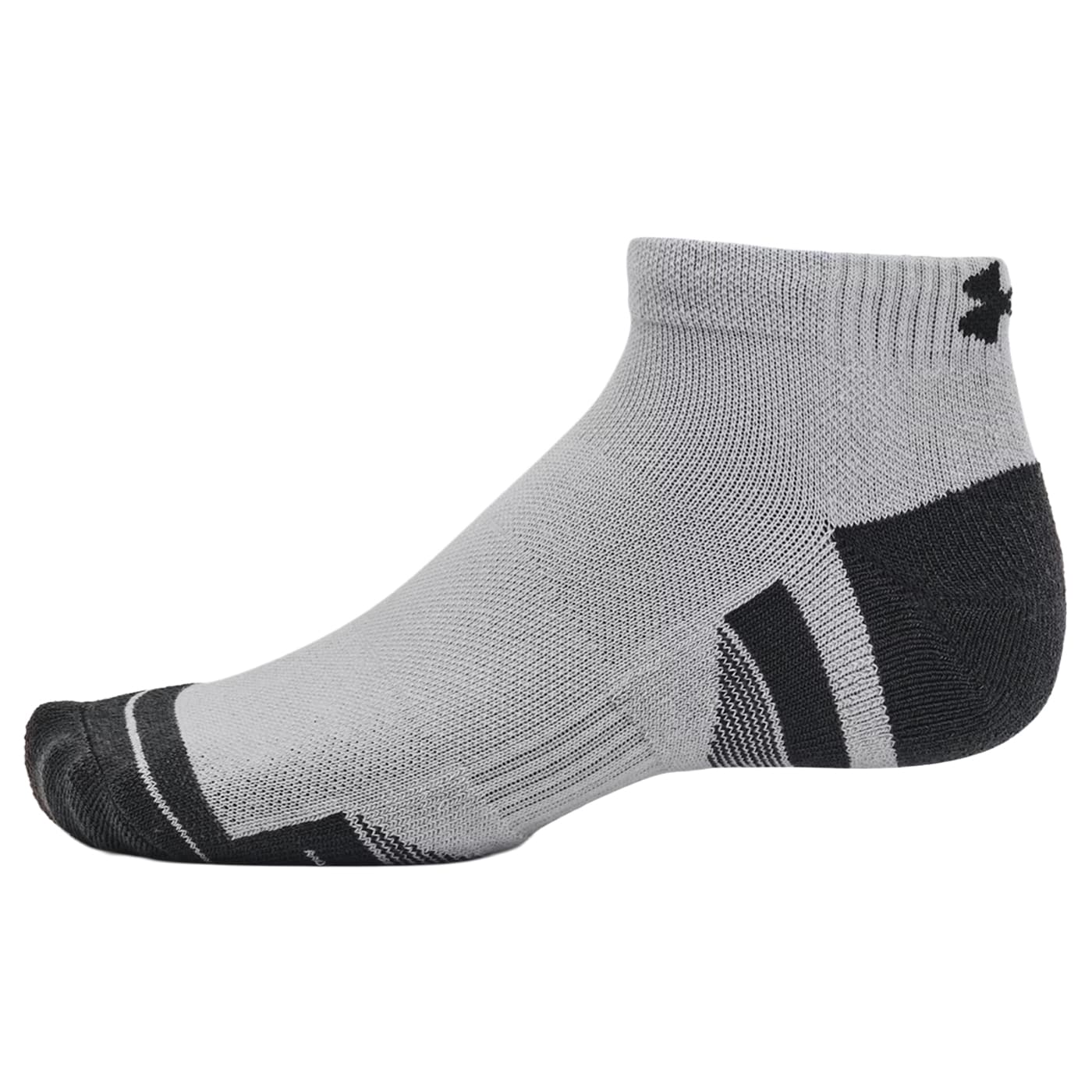 Skarpety Under Armour Performance Tech Low Cut Mod Gray/White/Jet Gray - 3 pary