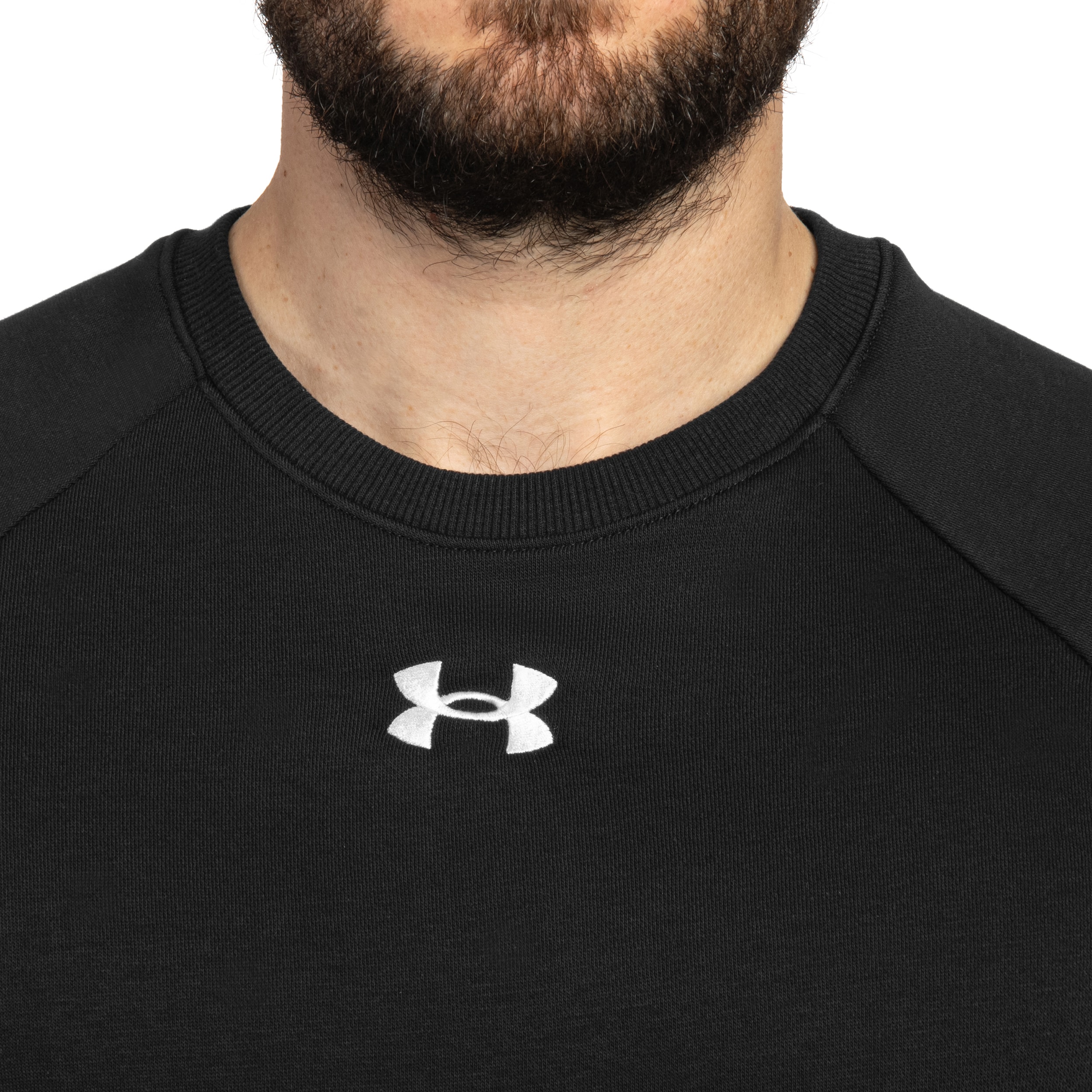 Кофта Under Armour UA Rival Fleece Crew - Black/White