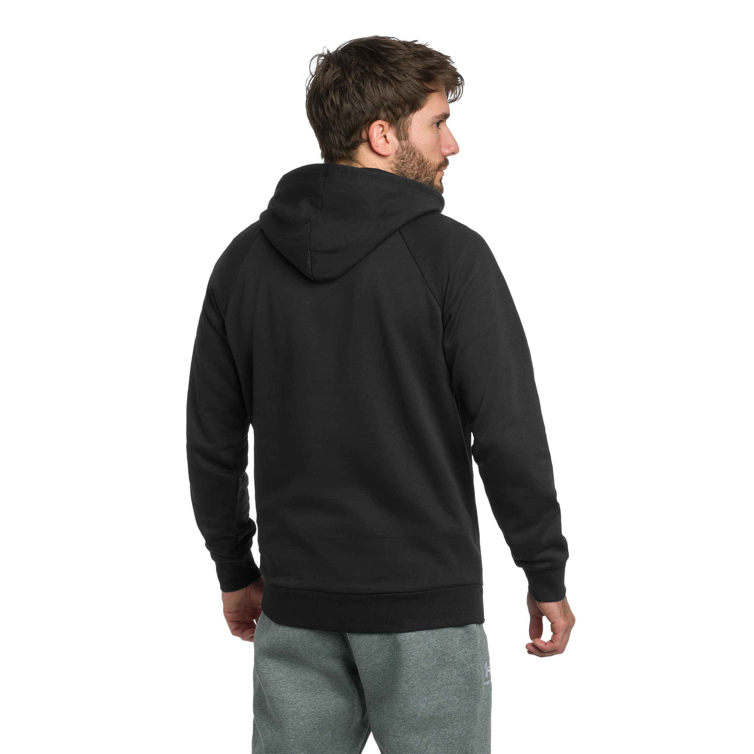 Bluza Under Armour Rival Fleece Logo - Black/White