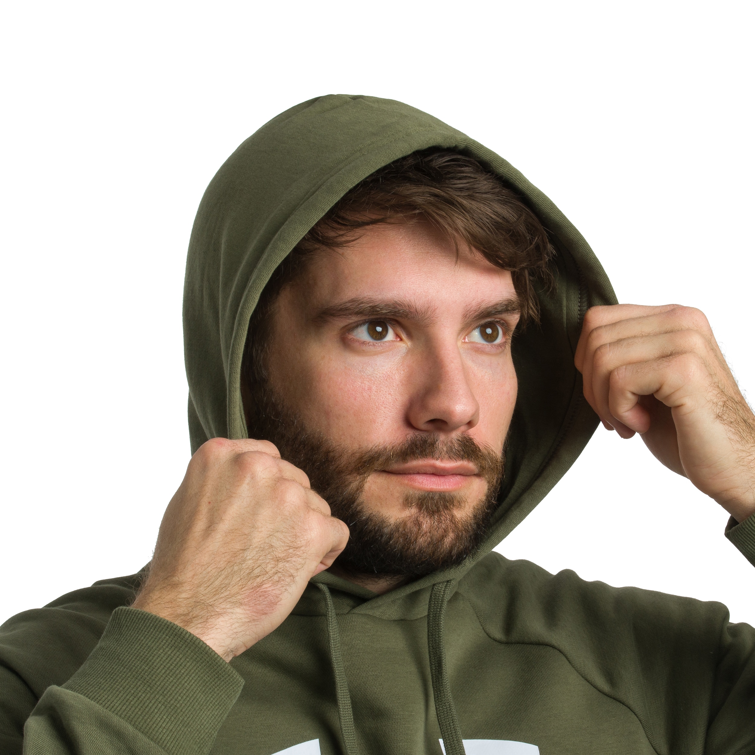 Bluza Under Armour Rival Fleece Logo - Marine OD Green/White