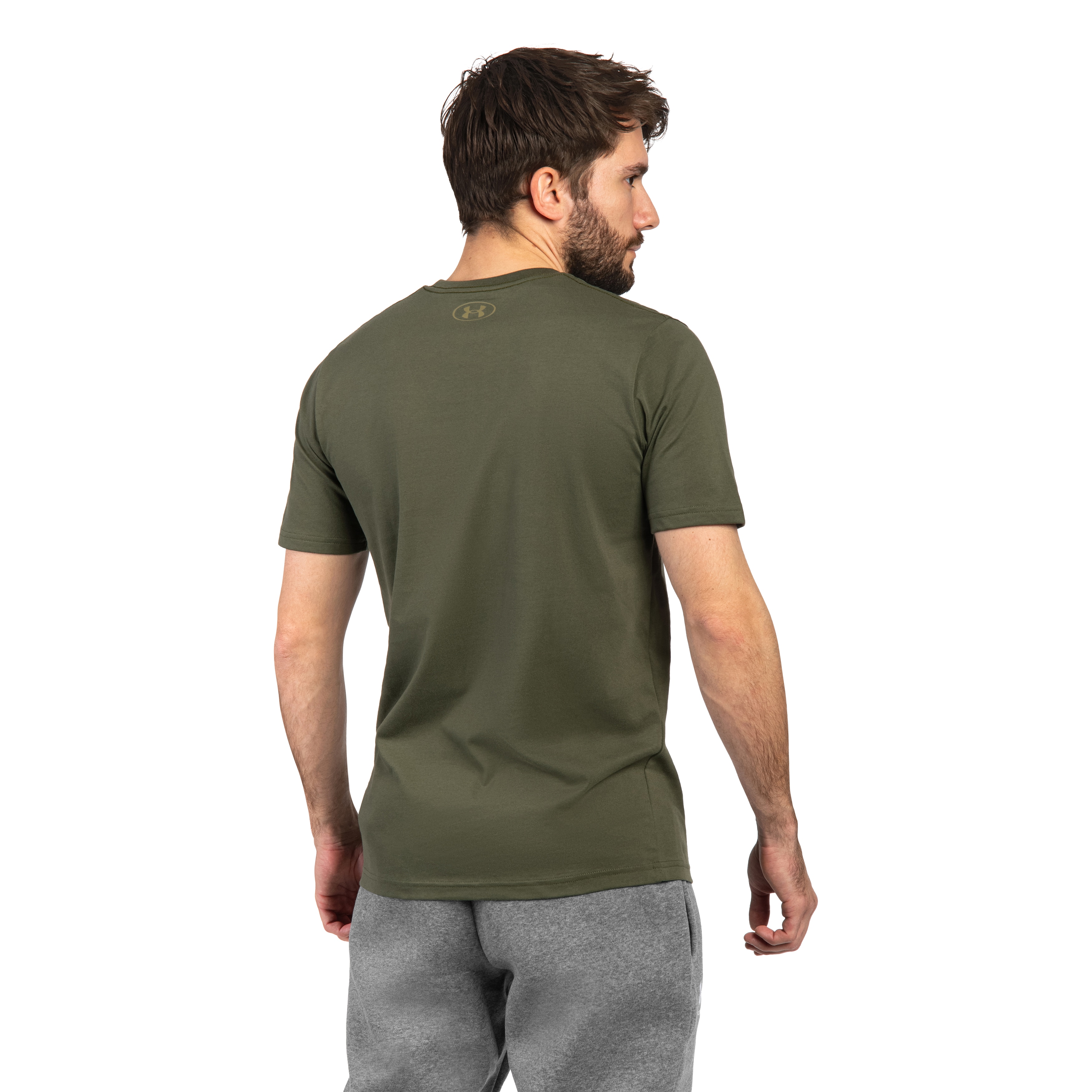 Koszulka T-shirt Under Armour UA Boxed Sports - Marine OD Green/Bayou