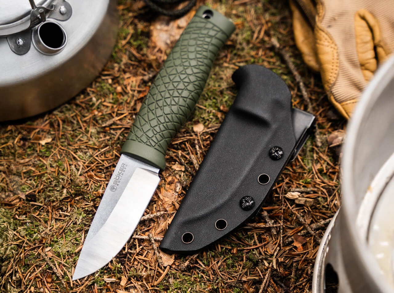 Ніж Boker Solingen Bronco Mini CPM3V - Green