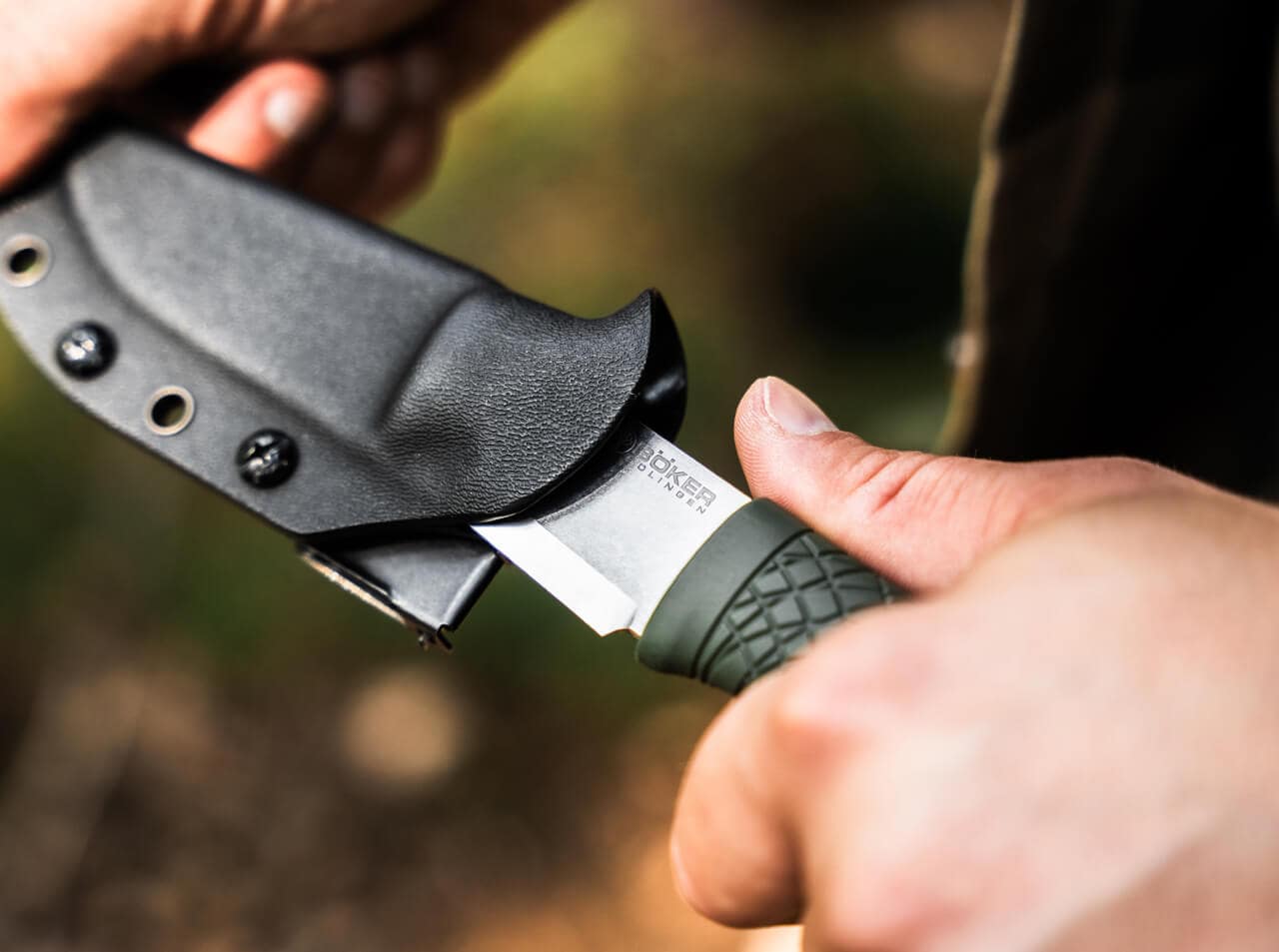 Ніж Boker Solingen Bronco Mini CPM3V Scandi - Green