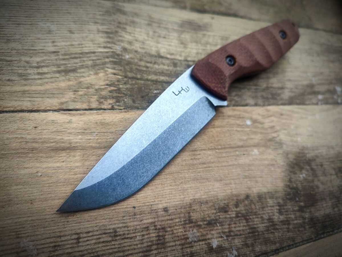 Ніж LKW Dromader Medium by Радослав Ленговік - Brown Micarta