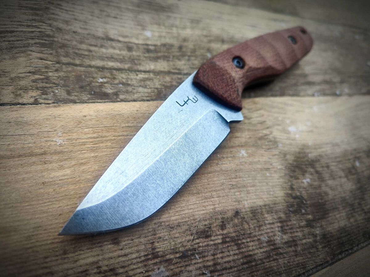 Ніж LKW Dromader by Радослав Ленговік - Brown Micarta