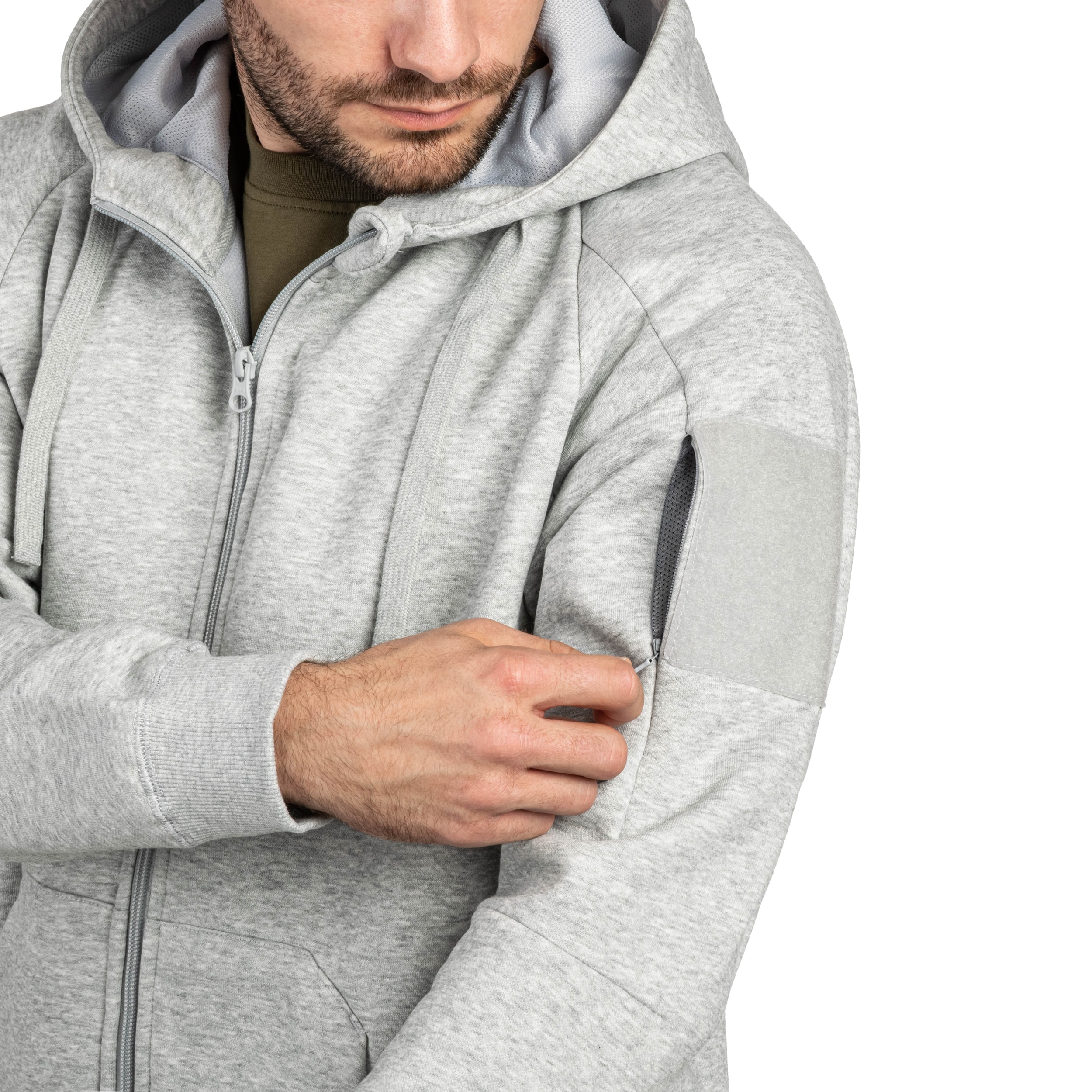 Bluza Helikon-Tex Urban Tactical Hoodie Lite - Light Grey Melange