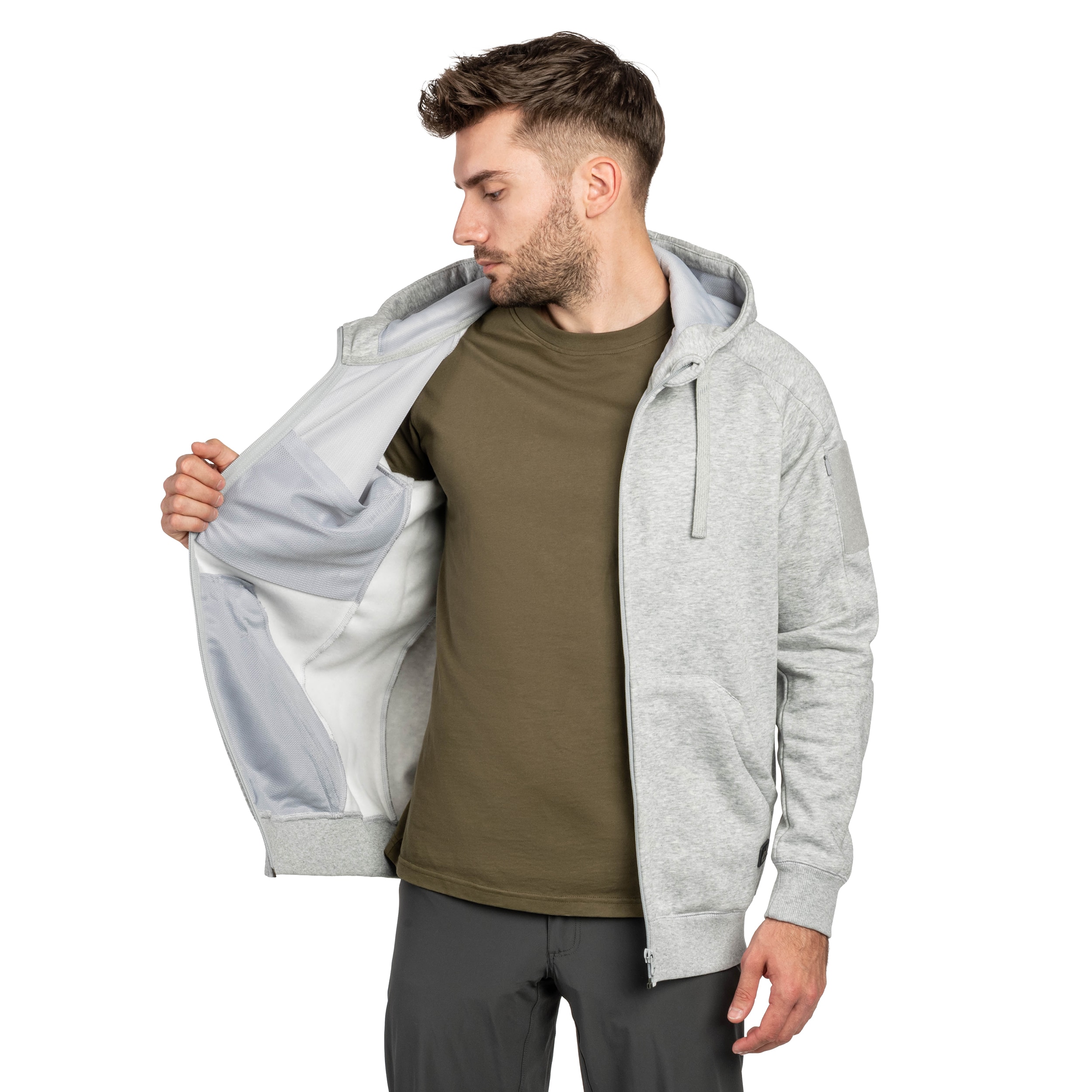 Bluza Helikon-Tex Urban Tactical Hoodie Lite - Light Grey Melange