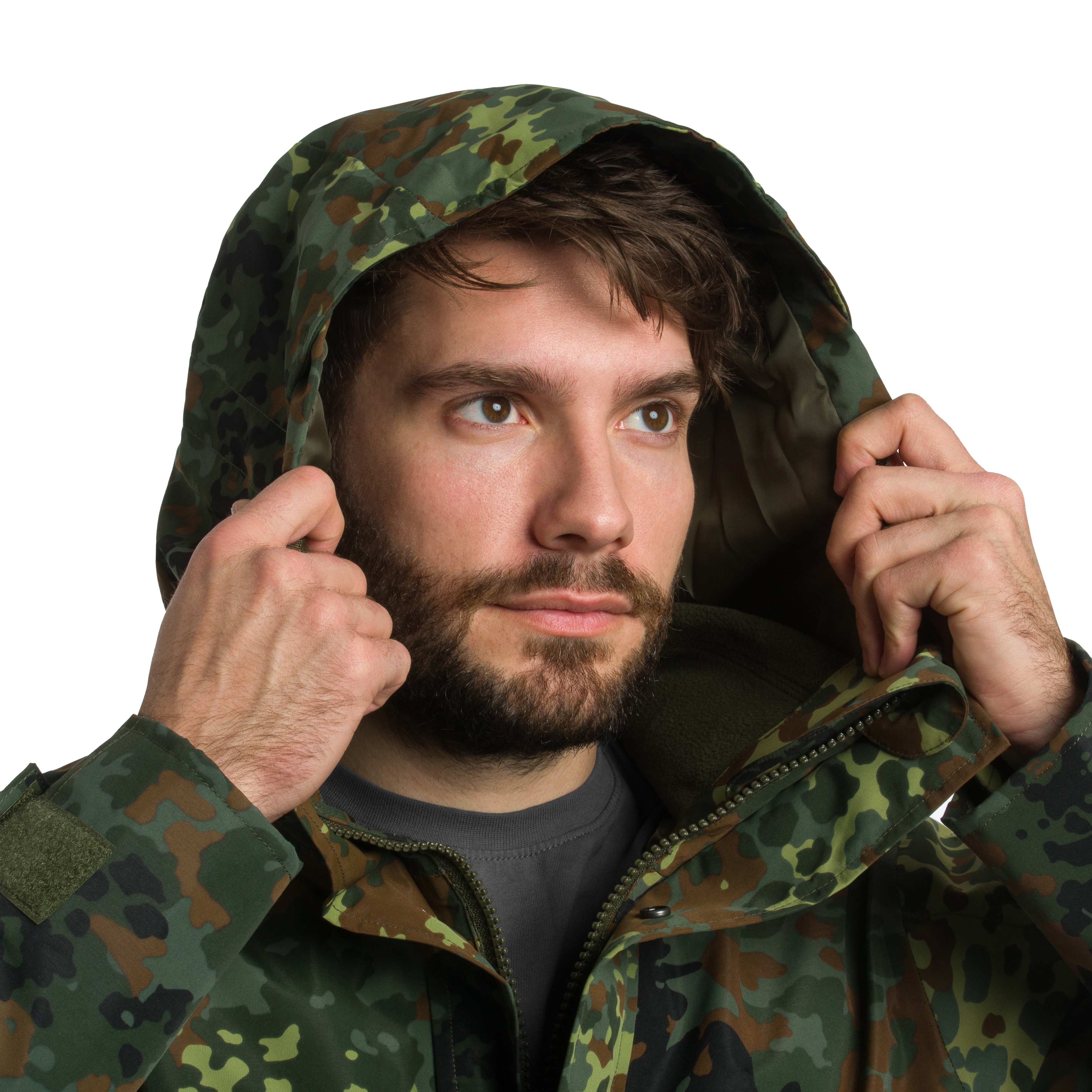 Kurtka Mil-Tec ECWCS Wet Weather Gen.II z podpinką - Flecktarn