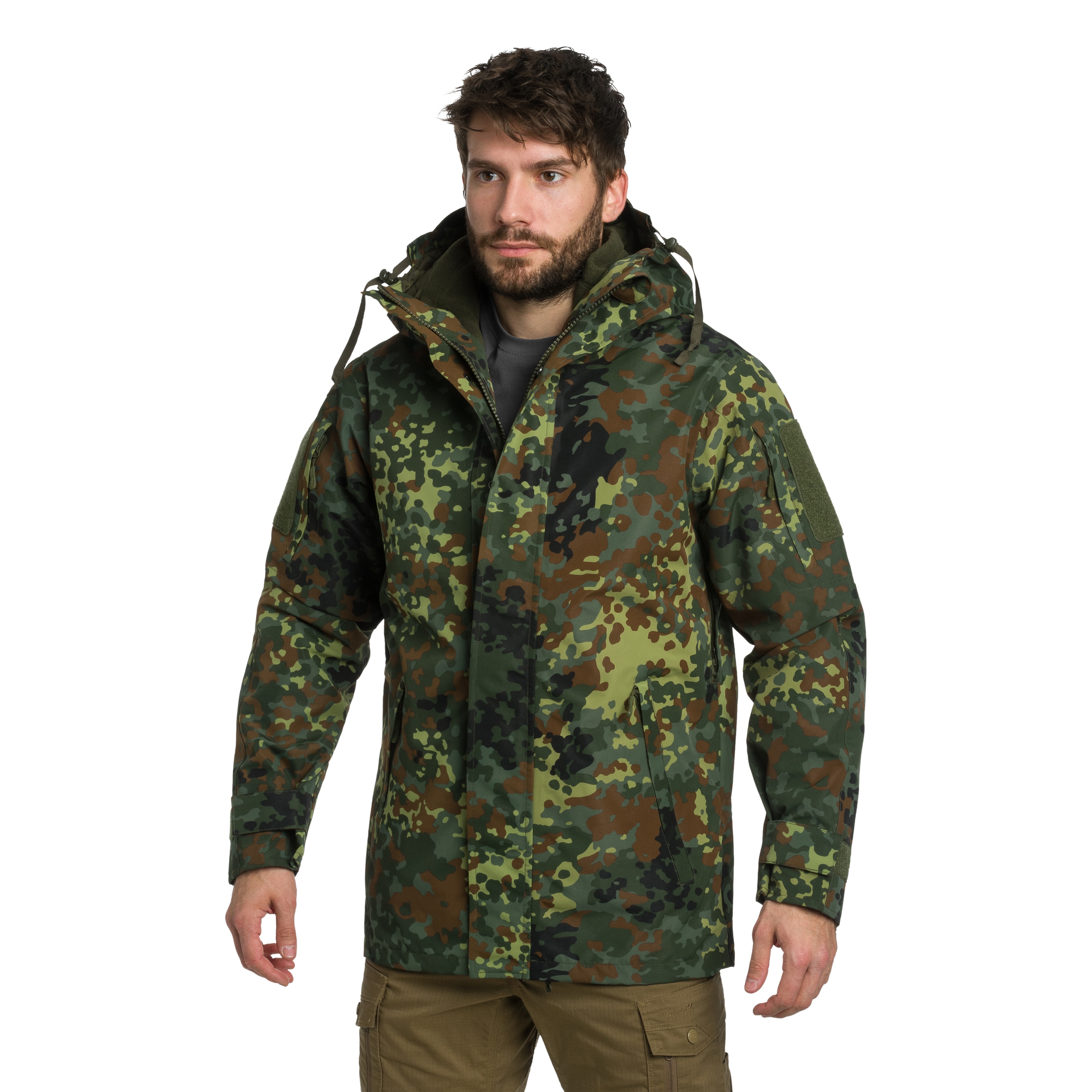 Kurtka Mil-Tec ECWCS Wet Weather Gen.II z podpinką - Flecktarn