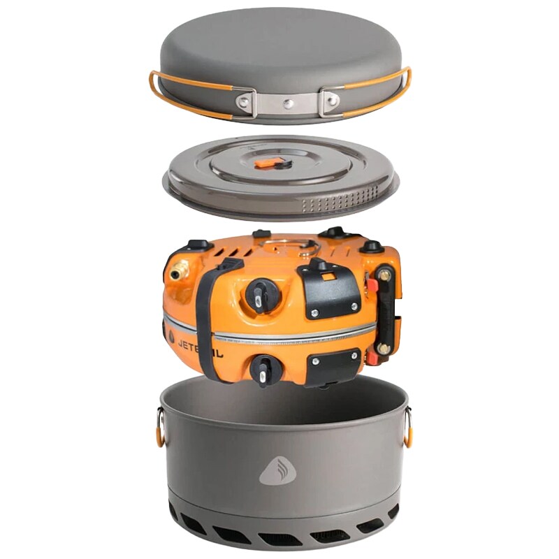 Kuchenka turystyczna składana Jetboil Genesis Basecamp System - Orange