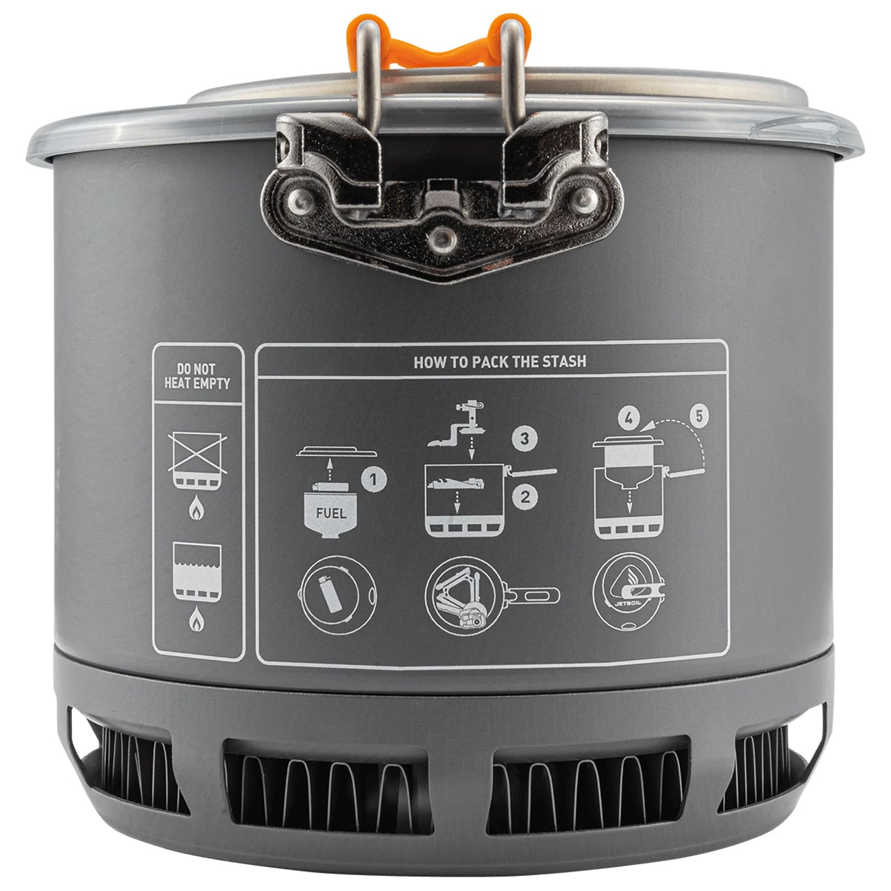 Palnik turystyczny składany Jetboil Stash z garnkiem 0,8 l