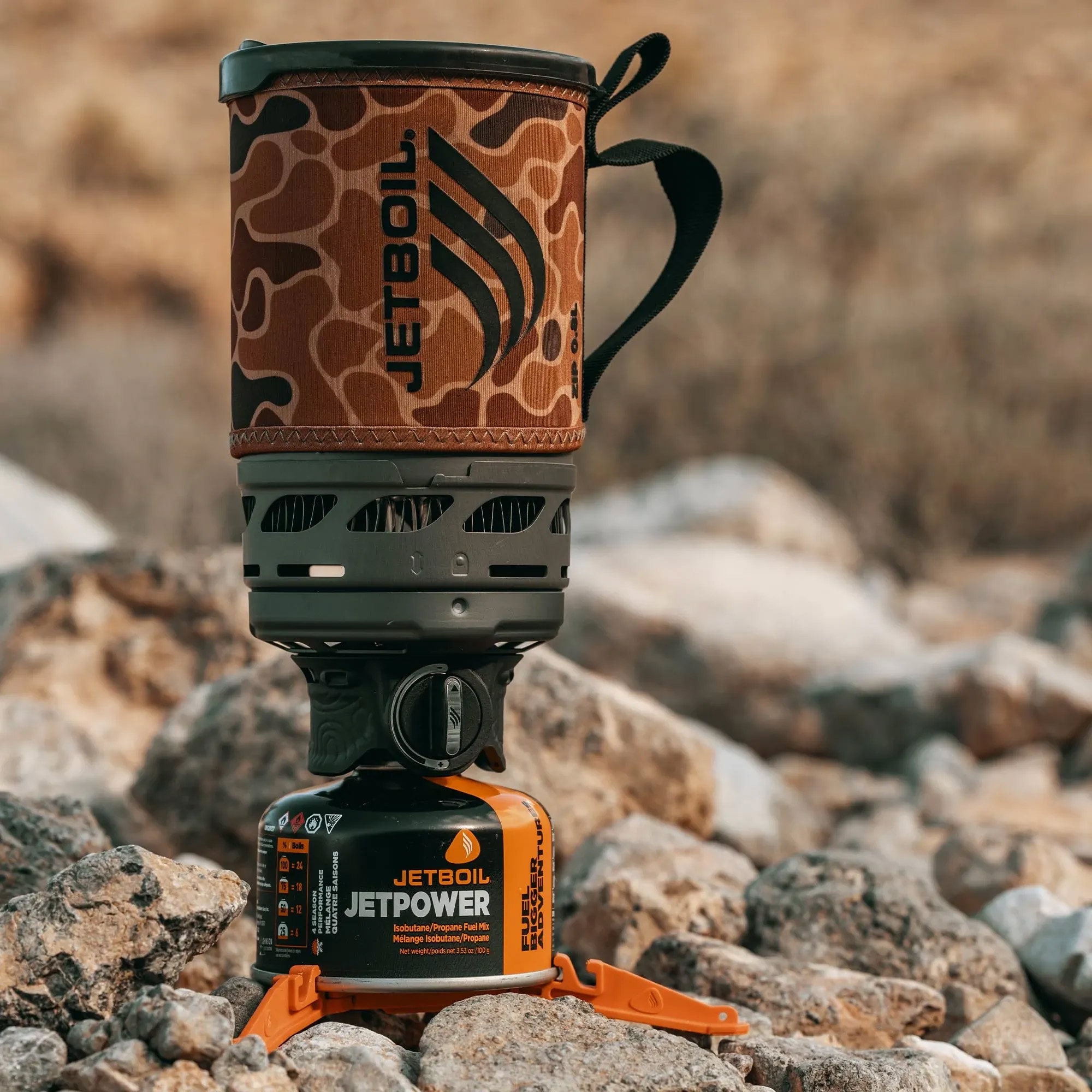 Kuchenka turystyczna Jetboil Zip 2.0 z garnkiem - Duck Camo