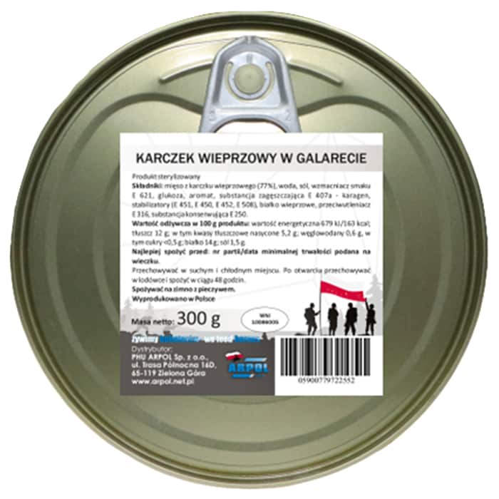 Żywność konserwowana Arpol - Karczek wieprzowy 300 g - 3 szt.