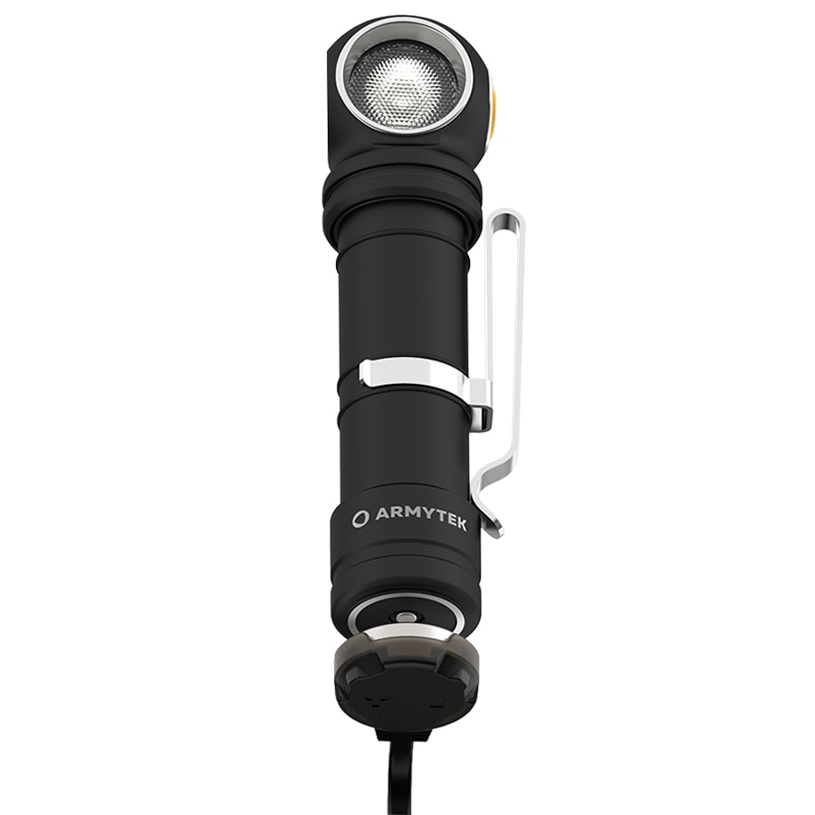 Latarka czołowa i kątowa Armytek Wizard C2 Pro MAX CW PCB - 4000 lumenów