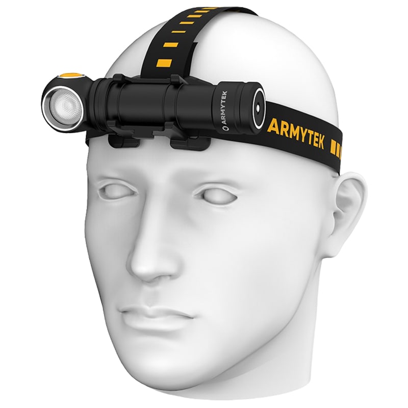 Latarka czołowa i kątowa Armytek Wizard C2 Pro MAX CW PCB - 4000 lumenów