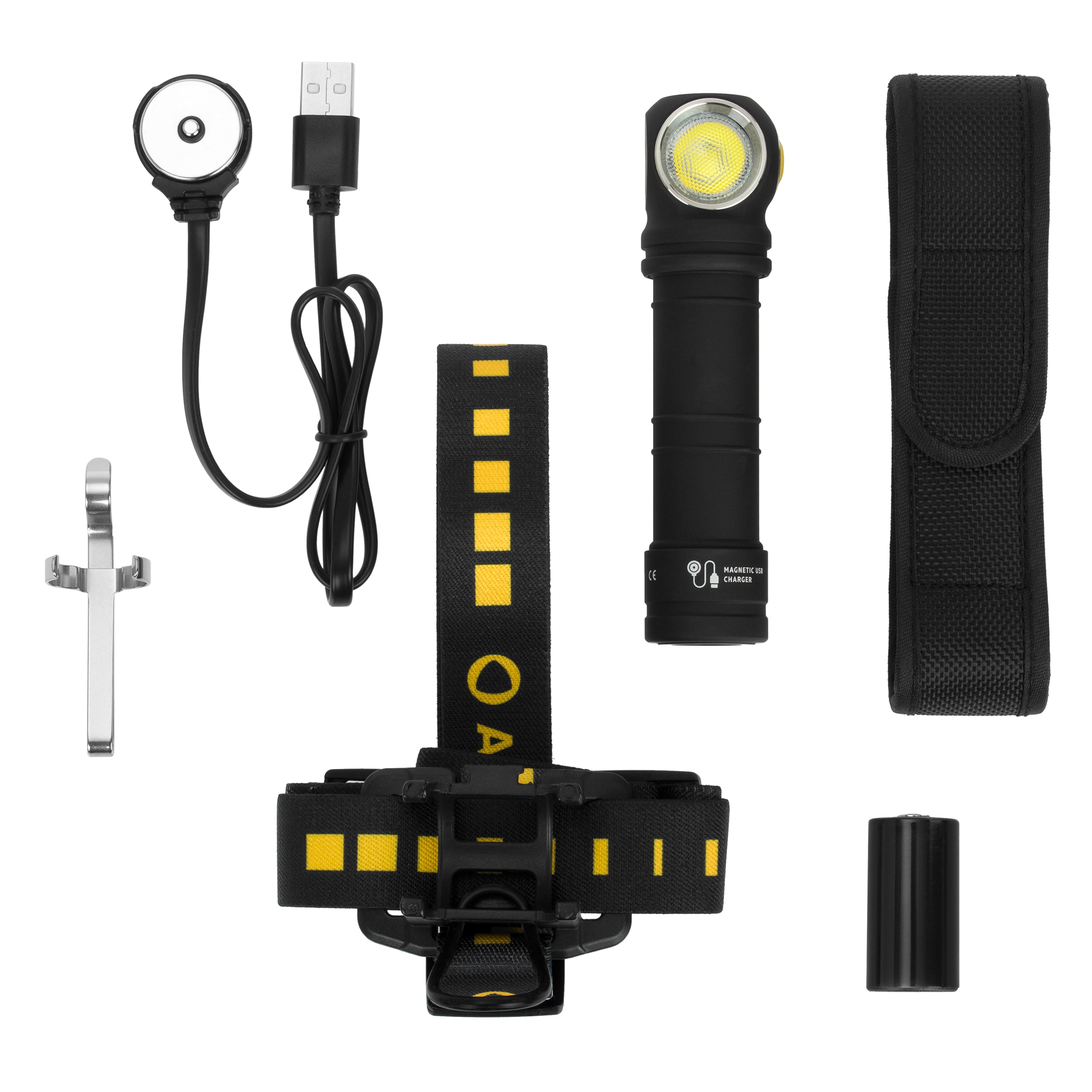 Налобний та кутовий ліхтарик Armytek Wizard C2 Pro MAX CW PCB - 4000 люменів