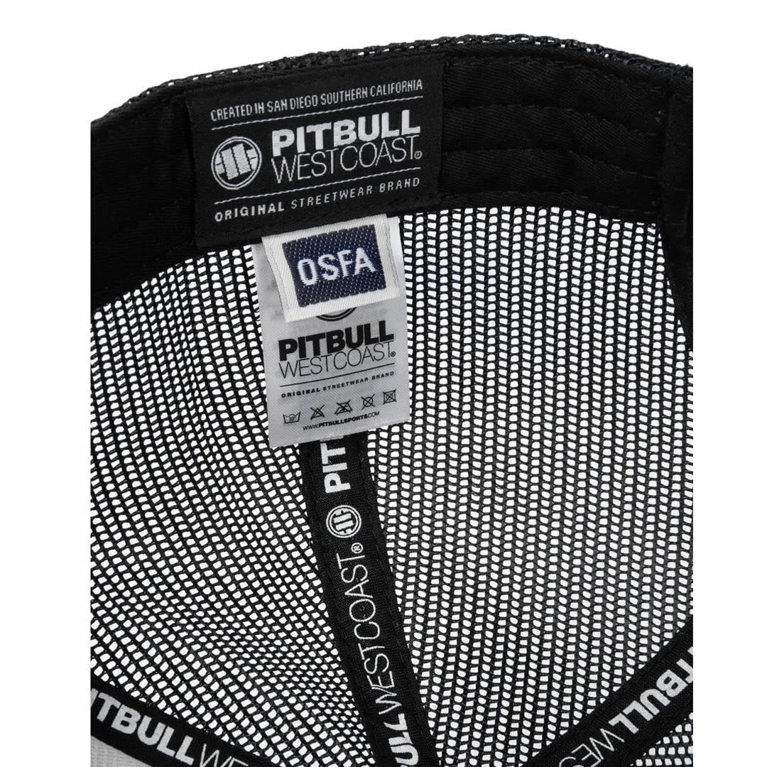 Czapka z daszkiem Pitbull Snapback Trucker Blood Dog - Black