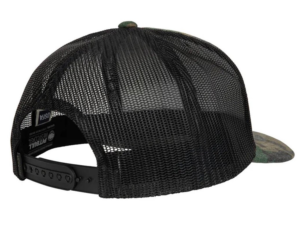 Czapka z daszkiem Pitbull Snapback Trucker Blood Dog - Woodland Camo