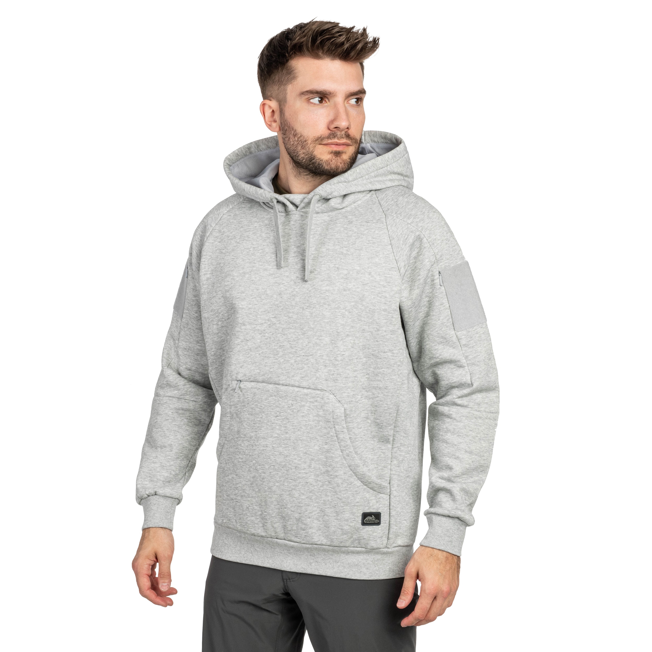 Bluza Helikon-Tex Urban Tactical Hoodie Lite Kangaroo - Light Grey Melange