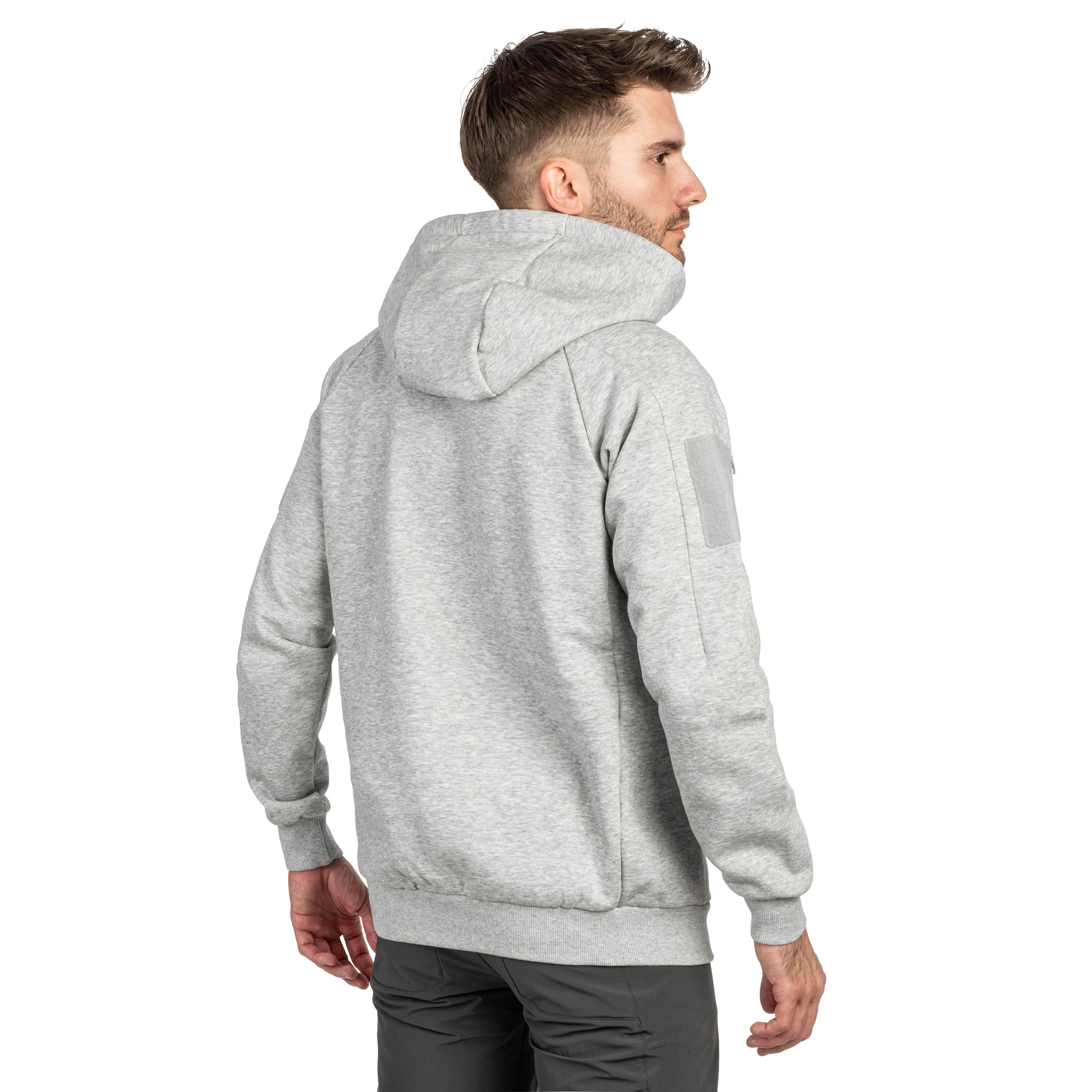 Bluza Helikon-Tex Urban Tactical Hoodie Lite Kangaroo - Light Grey Melange