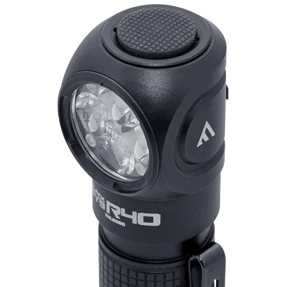 Налобний кутовий ліхтарик Mactronic Black Eye R40 — 4000 люменів