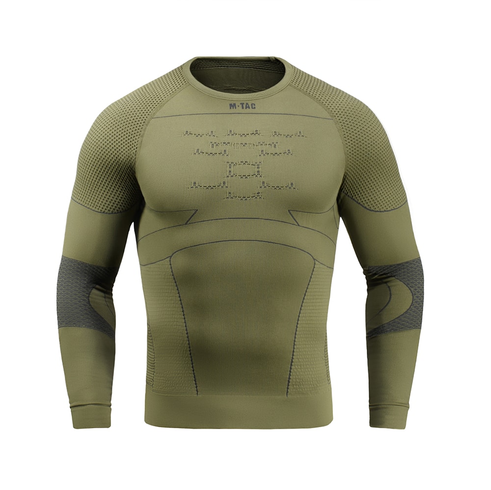 Koszulka termoaktywna M-Tac Long Sleeve - Ranger Green/Dark Grey