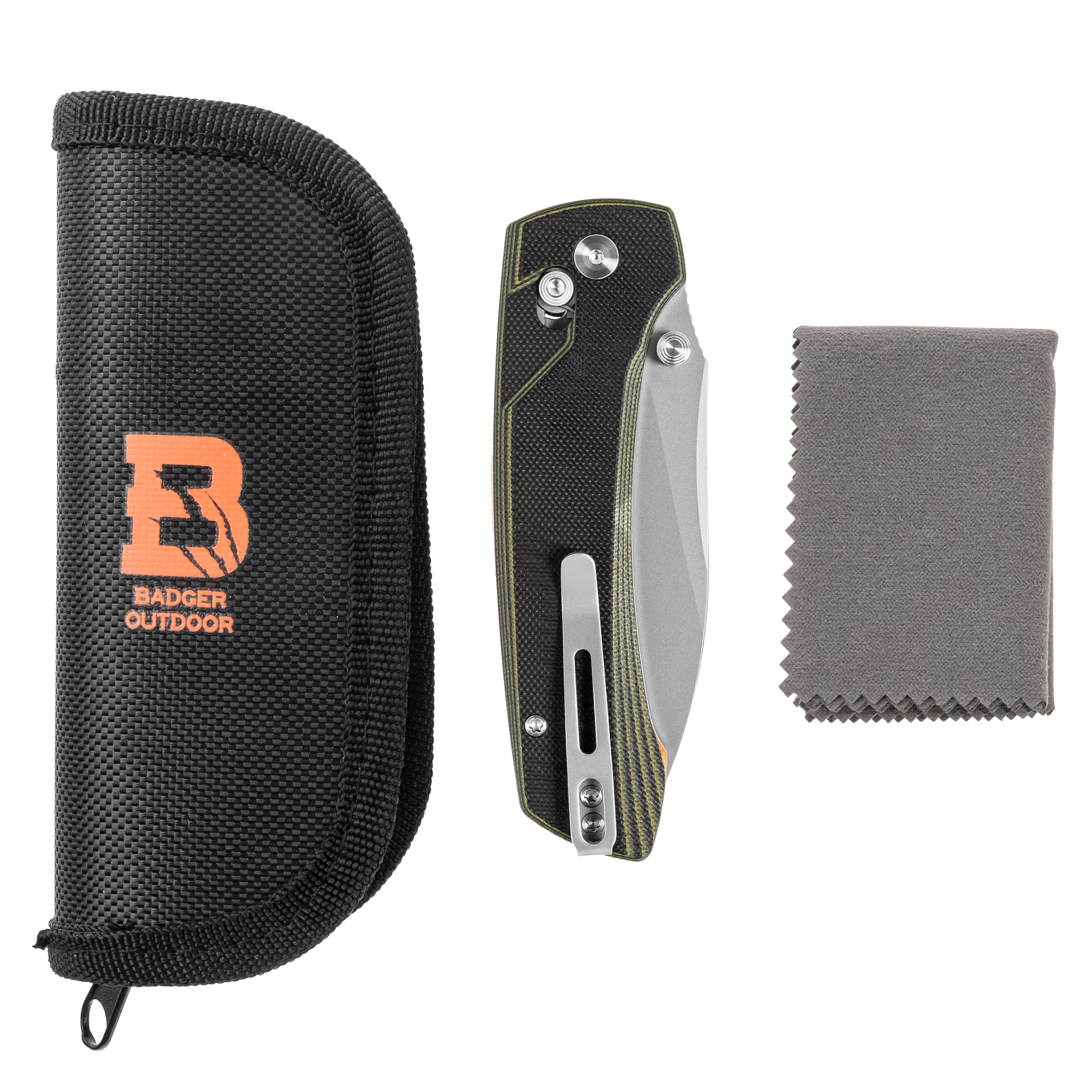 Складаний ніж Badger Outdoor D2 Garra - Silver