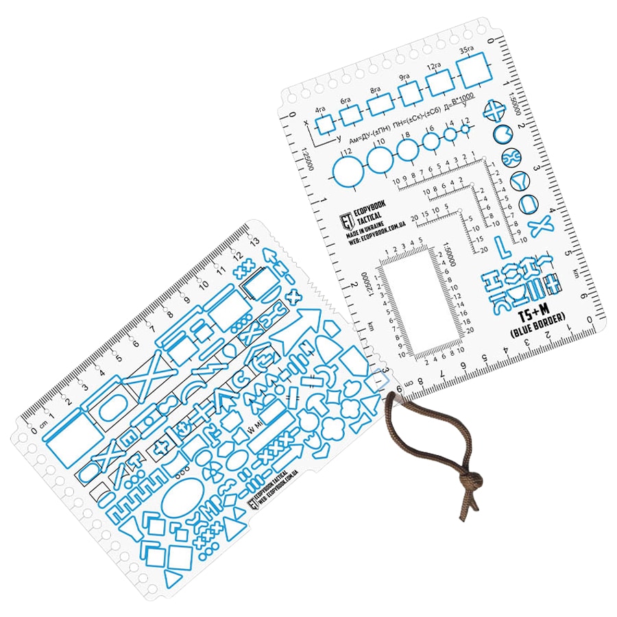 Zestaw linijek M-Tac Ecopybook Tactical TS+M NATO - Blue