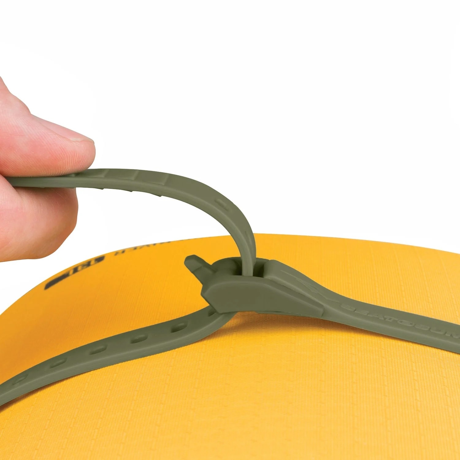 Paski mocujące Sea to Summit Stretch-Loc Strap 12 mm Mini Burnt Olive - 4 szt.