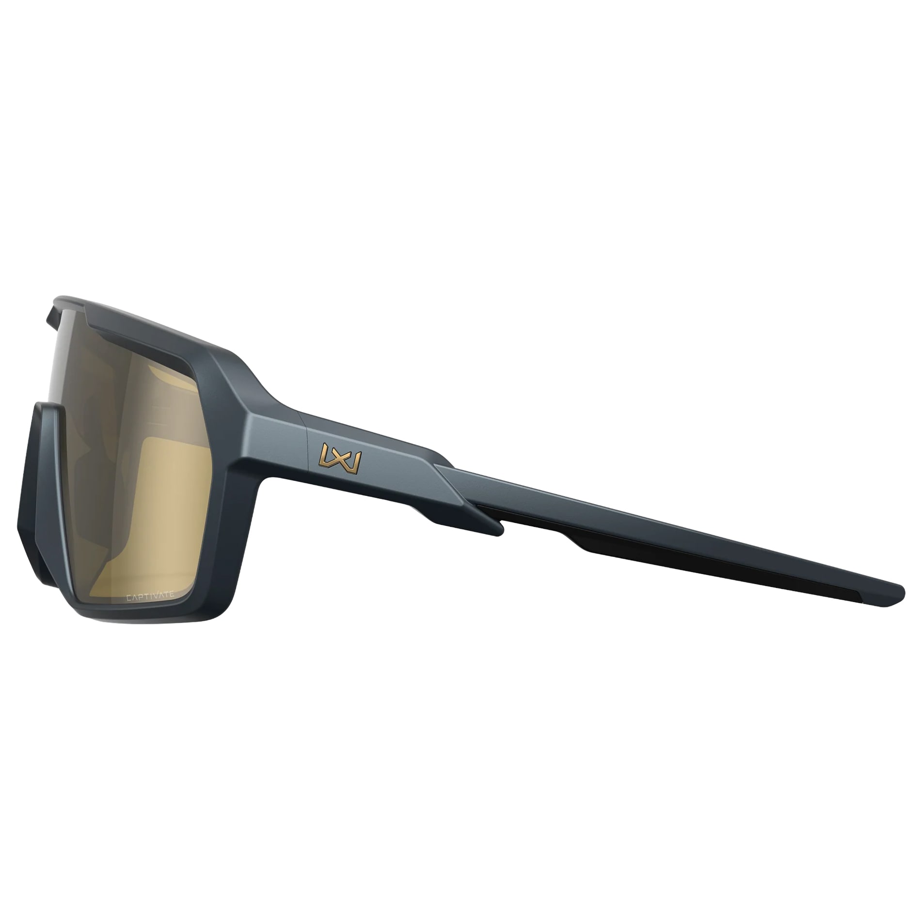 Okulary taktyczne Wiley X Citadel - Captivate Gold Mirror Lens/Matte Graphite Grey