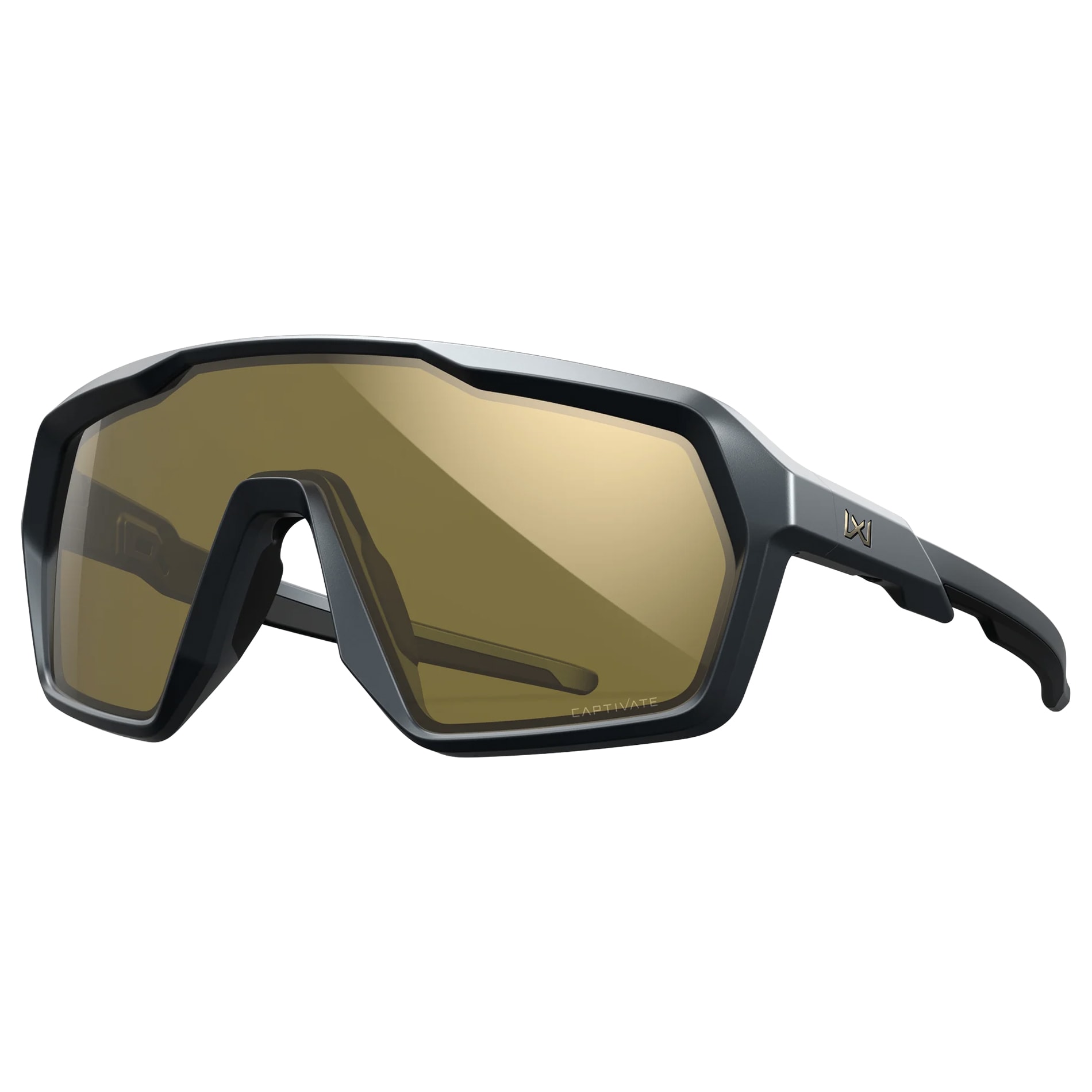 Okulary taktyczne Wiley X Citadel - Captivate Gold Mirror Lens/Matte Graphite Grey
