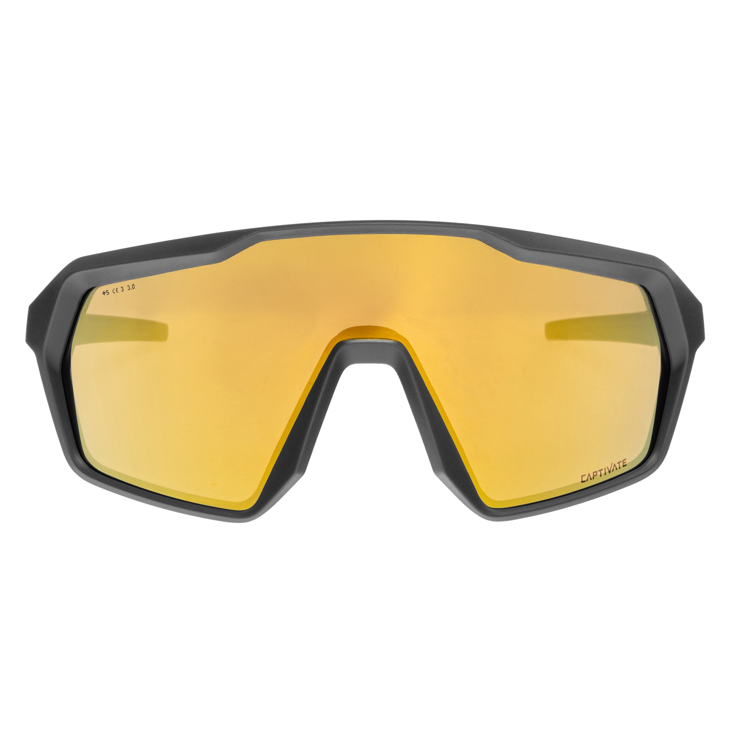 Okulary taktyczne Wiley X Citadel - Captivate Gold Mirror Lens/Matte Graphite Grey