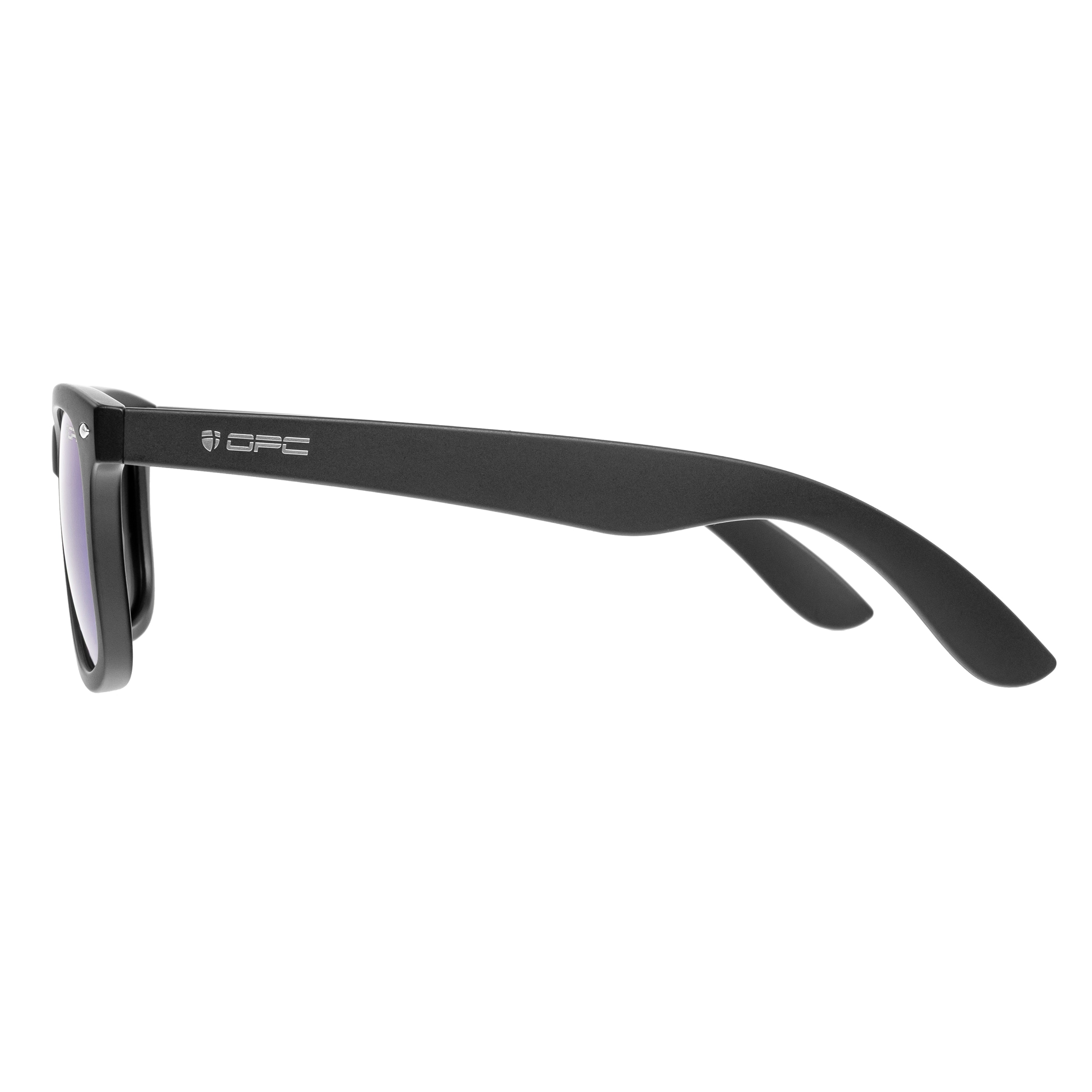 Okulary przeciwsłoneczne OPC Lifestyle Santa Cruz Matt Black/Green Revo z polaryzacją