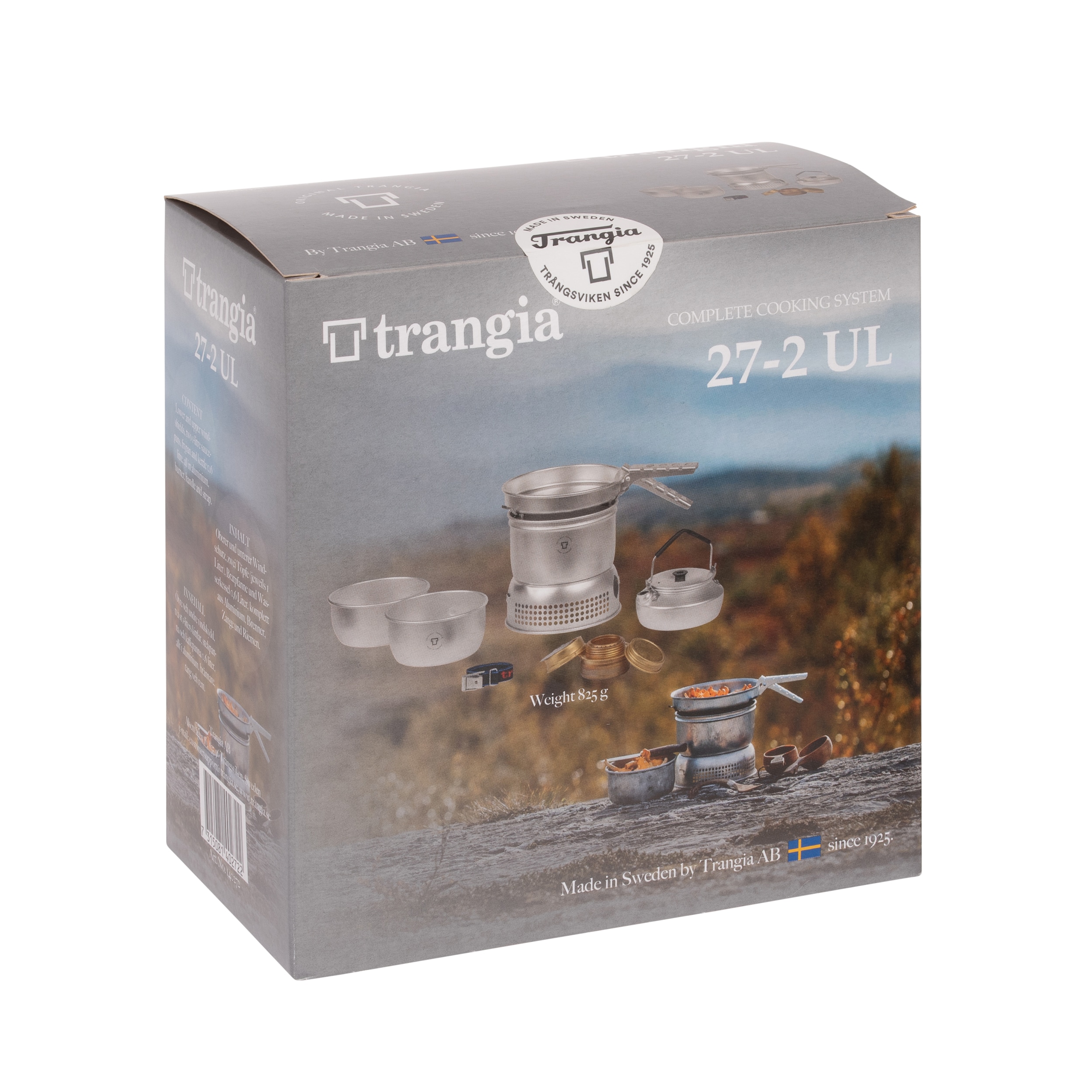 Набір посуду та туристичної плити Trangia Stove 27-2 UL