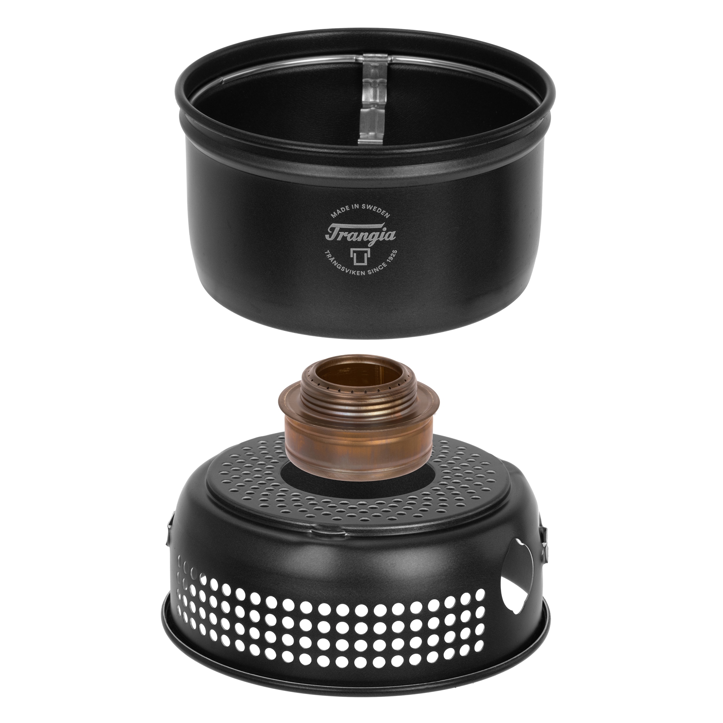 Zestaw naczyń i kuchenki turystycznej Trangia Stove 37-5 UL - Black