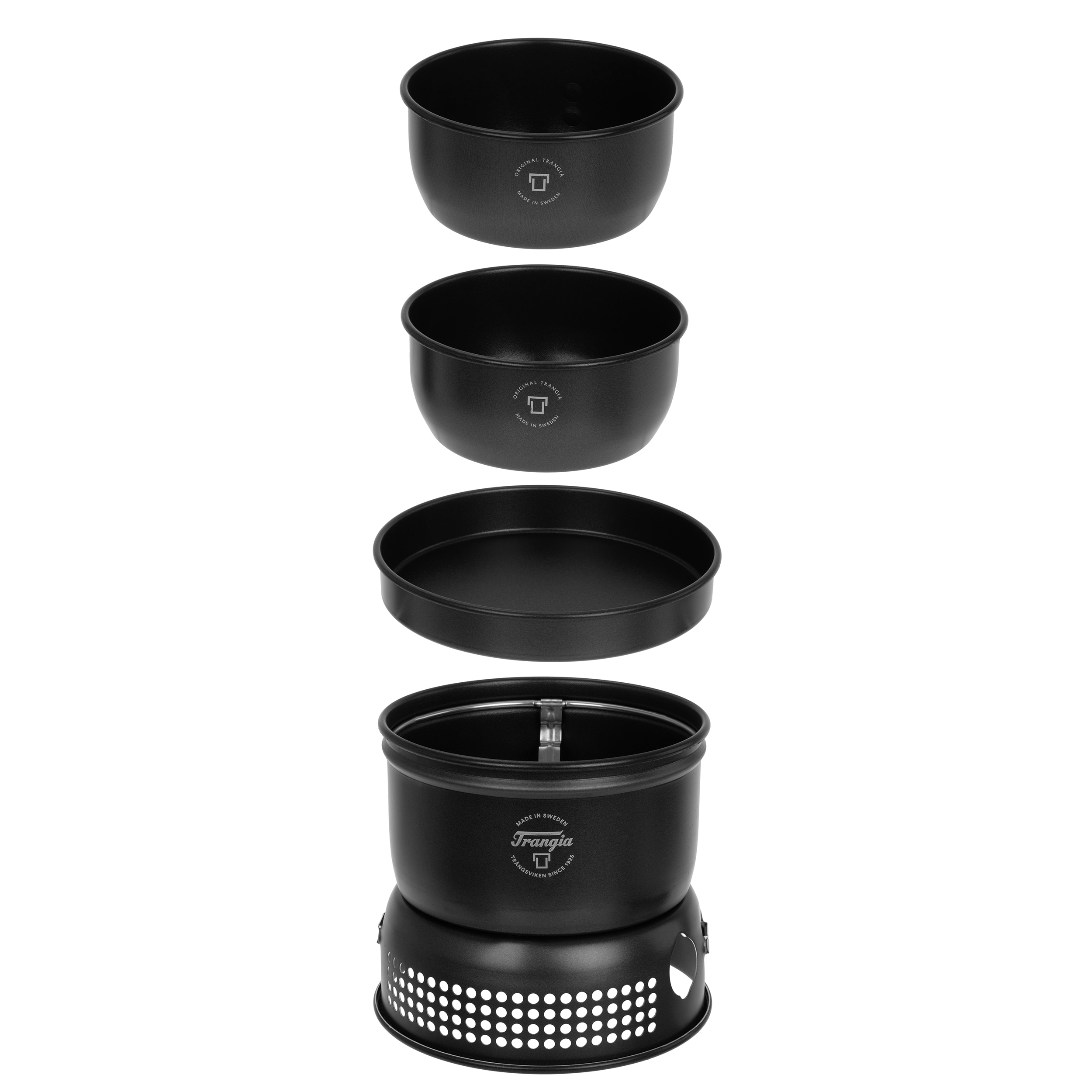 Zestaw naczyń i kuchenki turystycznej Trangia Stove 37-5 UL - Black